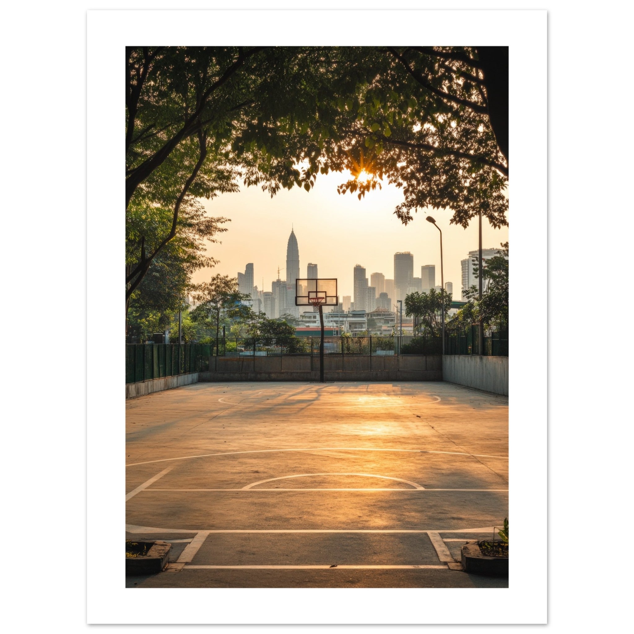 Basketball Court in Bangkok Thailand