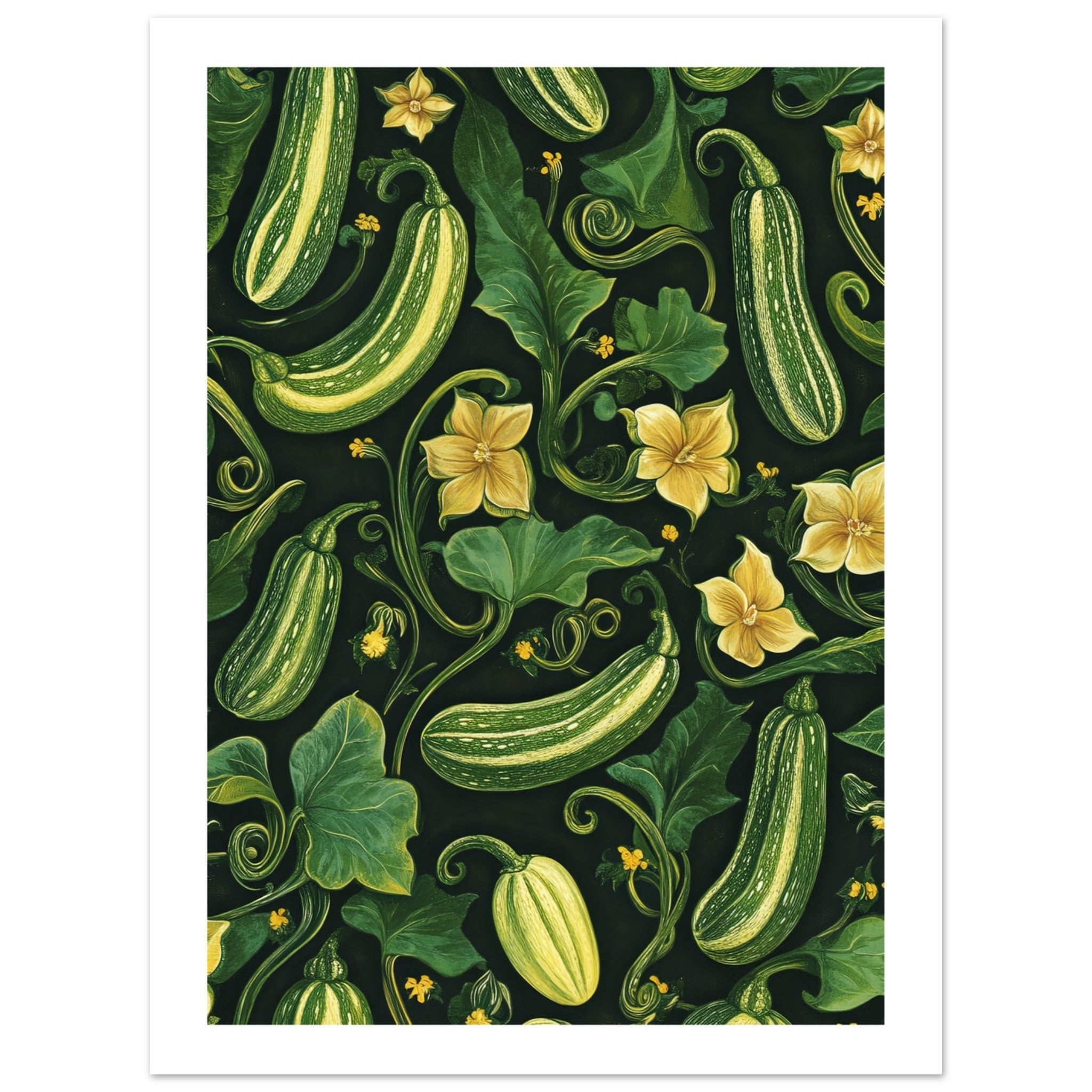 A pattern of Zucchinis