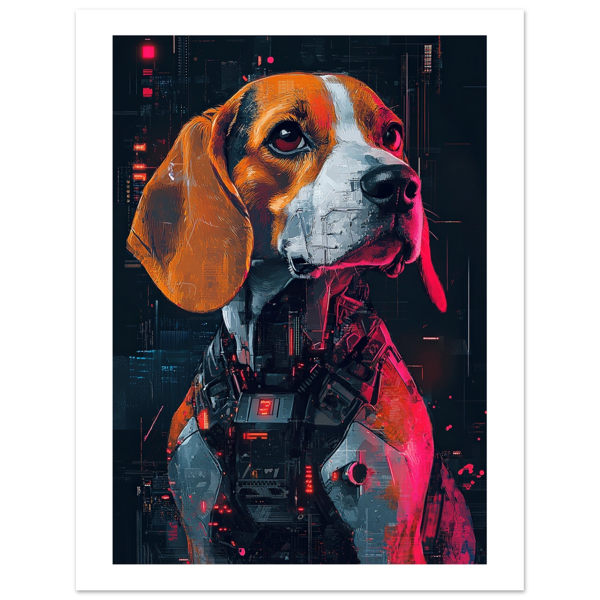 Beagle poster / Beagle Art Work / Beagle Print