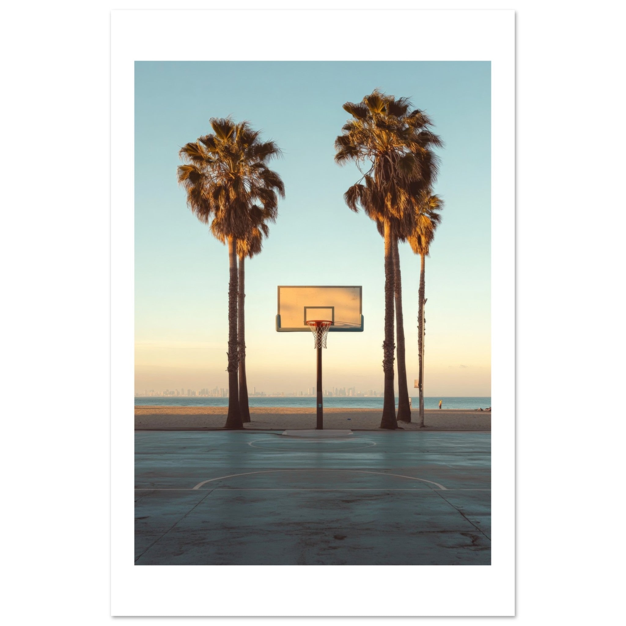 Basketball Court in Venice Beach California 2