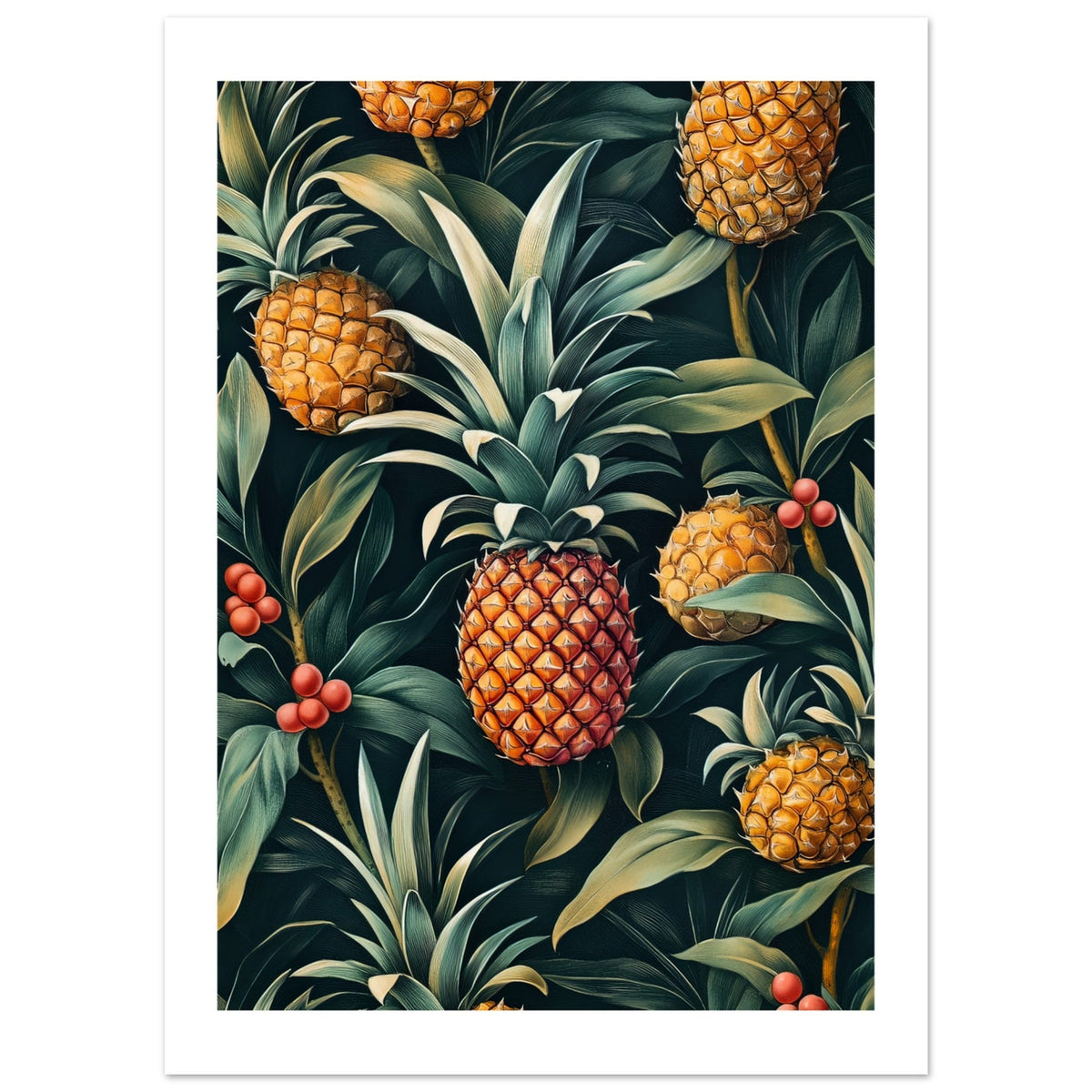 A pattern of Pineapples 1