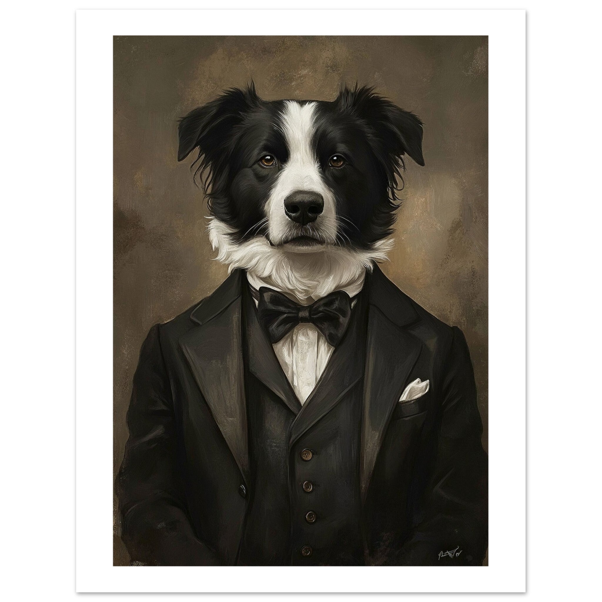 Border Collie Poster / Border Collie Art Work / Border Collie Print