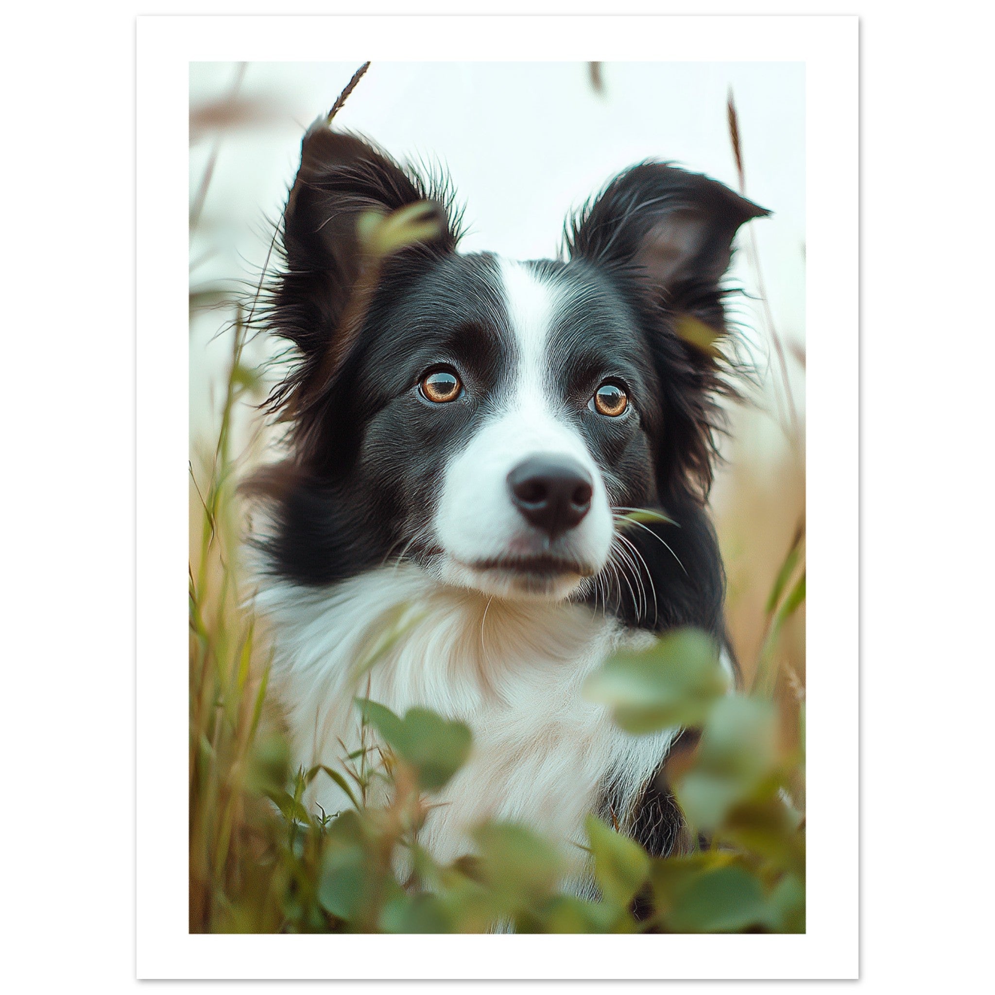 Border Collie Poster / Border Collie Art Work / Border Collie Print