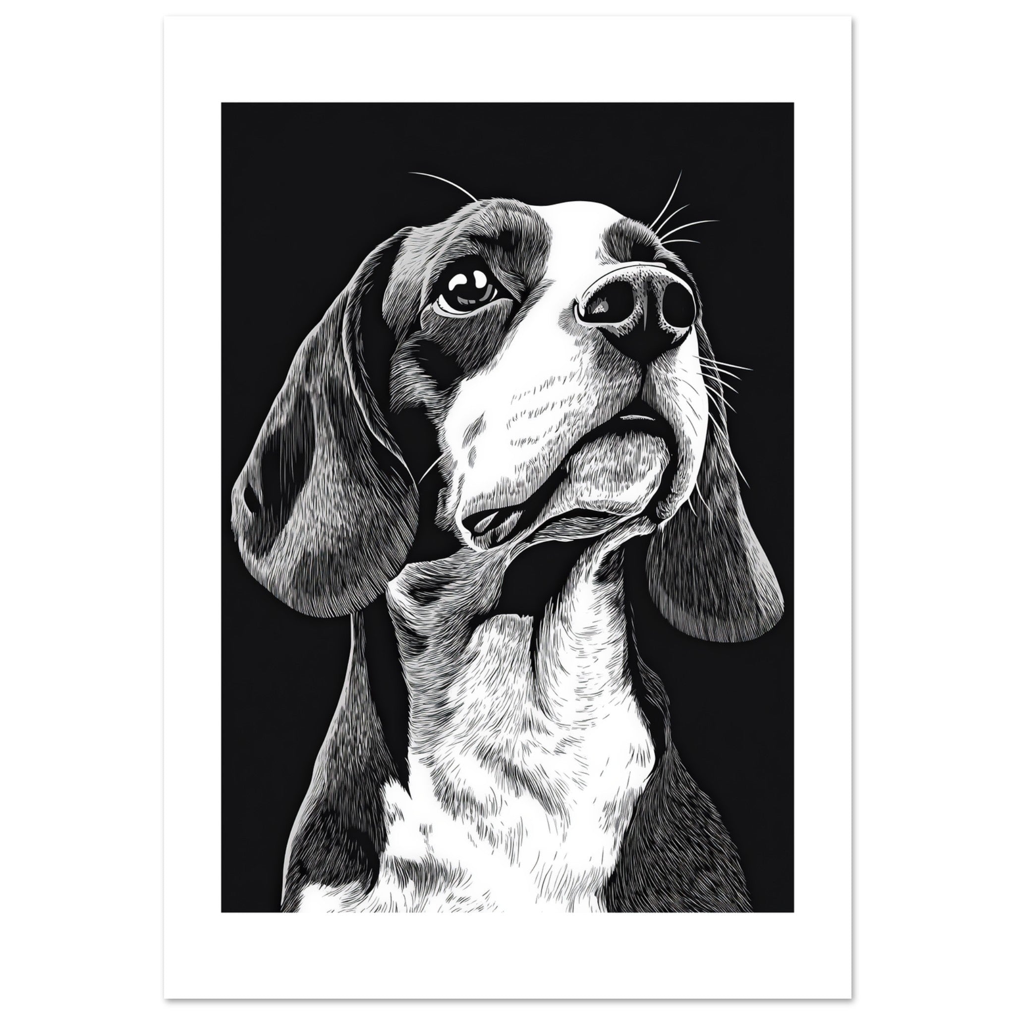 Beagle poster / Beagle Art Work / Beagle Print