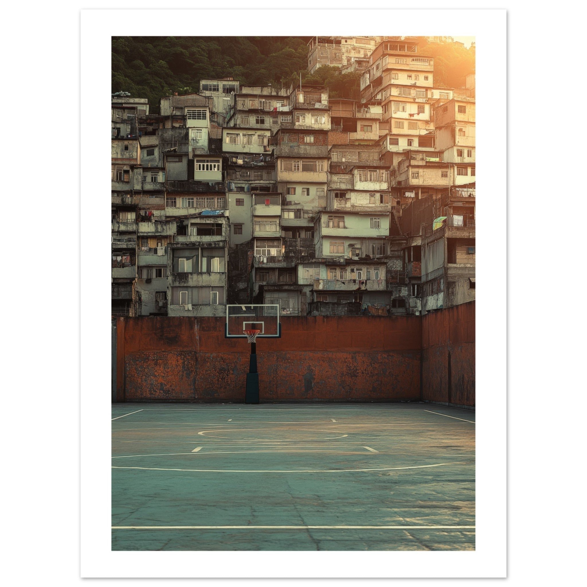 Basketball Court in Favela Rio de Janeiro 4