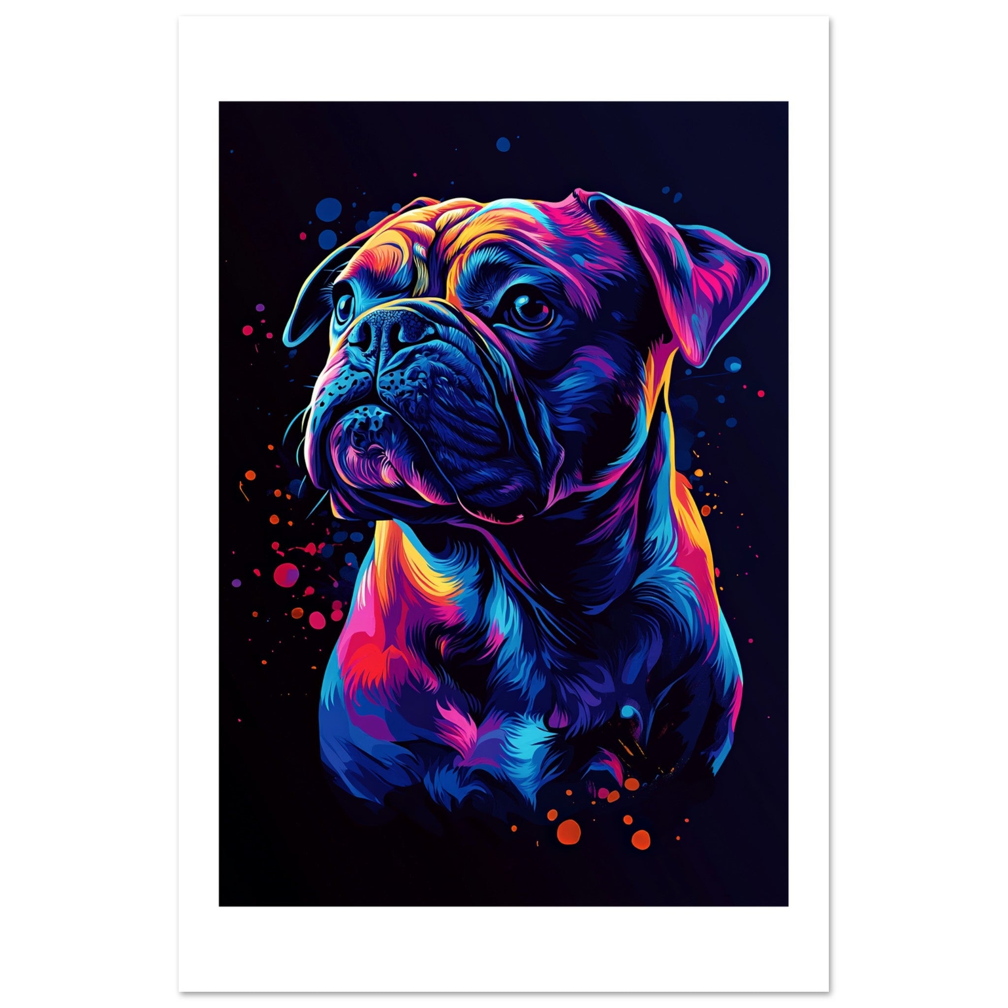 Bulldog Poster / Bulldog Art Work / Bulldog Print