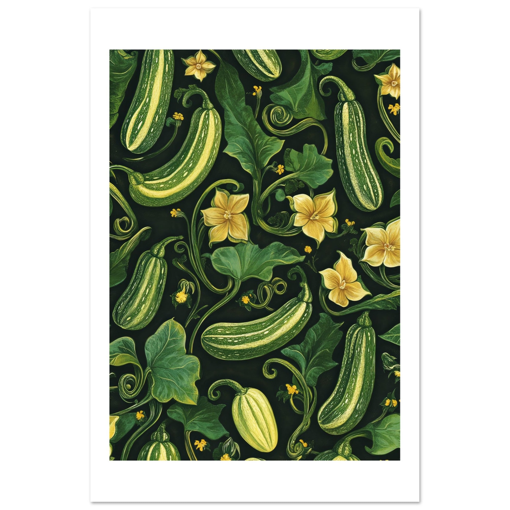 A pattern of Zucchinis