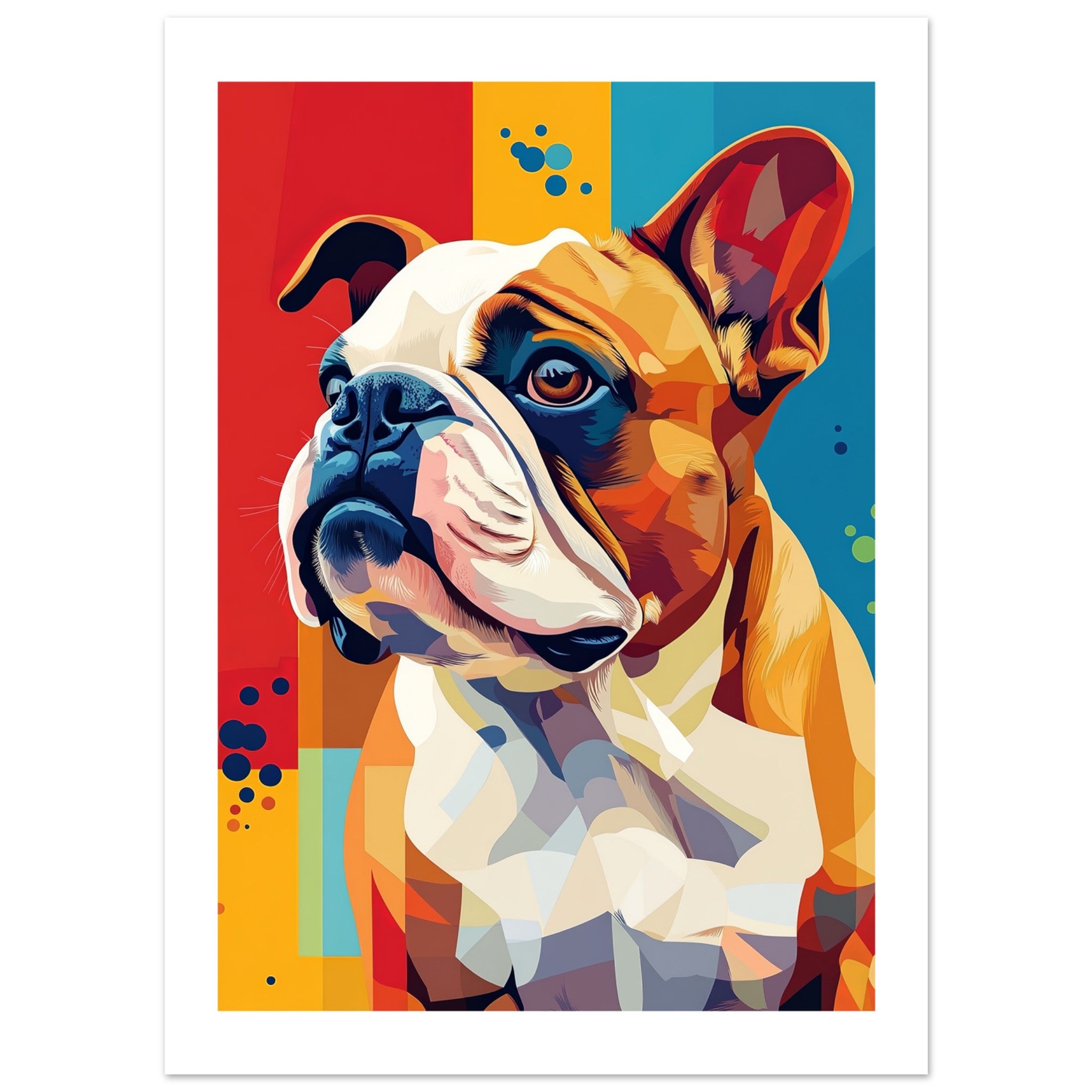 Bulldog Poster / Bulldog Art Work / Bulldog Print