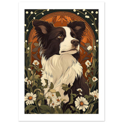 Border Collie Poster / Border Collie Art Work / Border Collie Print