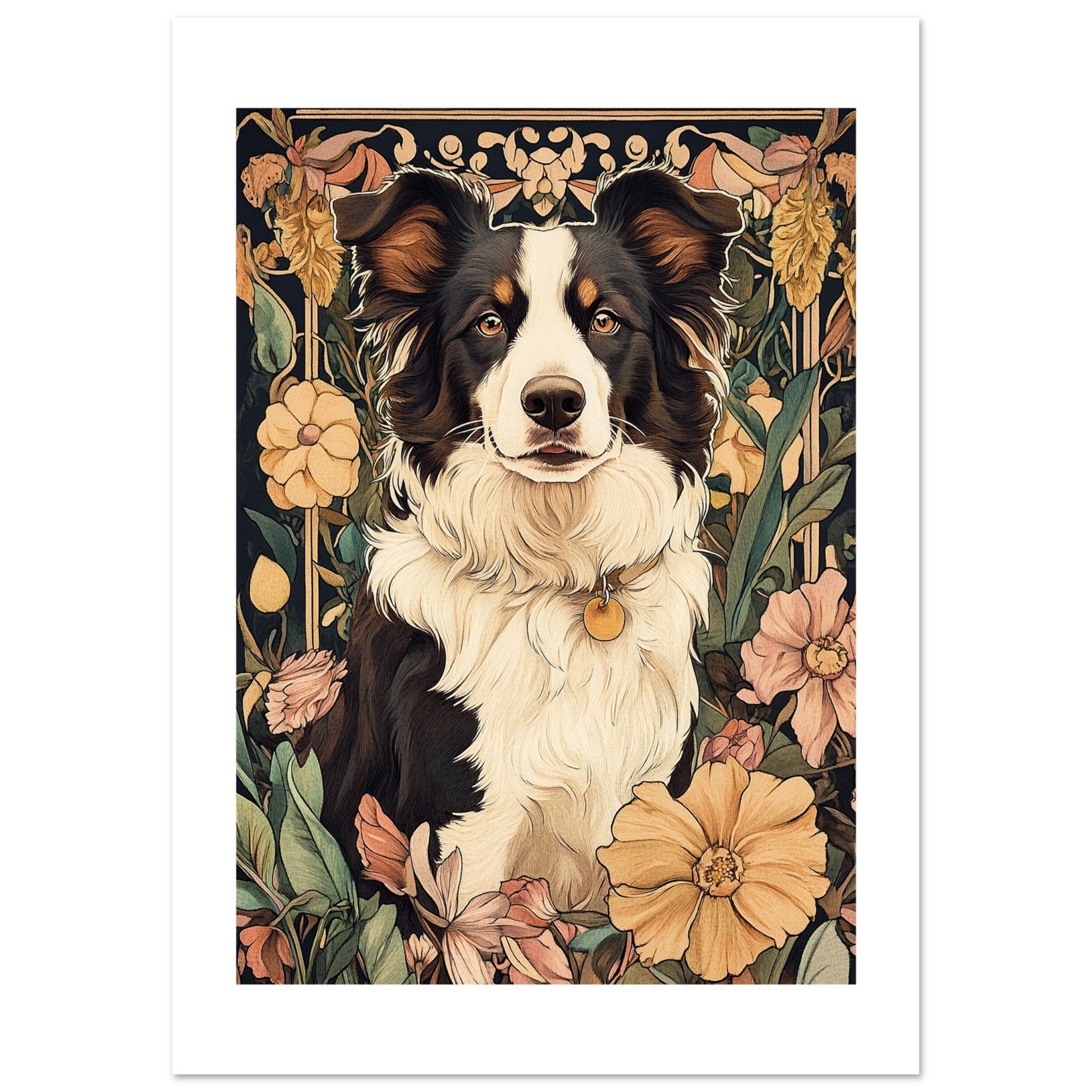 Border Collie Poster / Border Collie Art Work / Border Collie Print