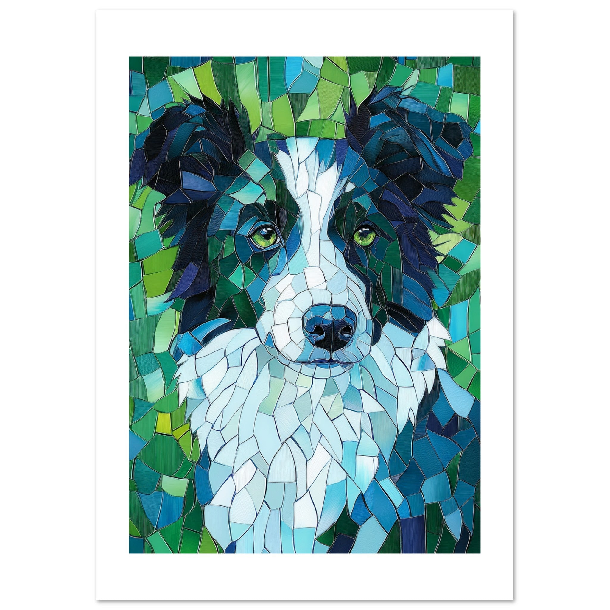 Border Collie Poster / Border Collie Art Work / Border Collie Print