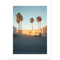 Basketball Court in Venice Beach California