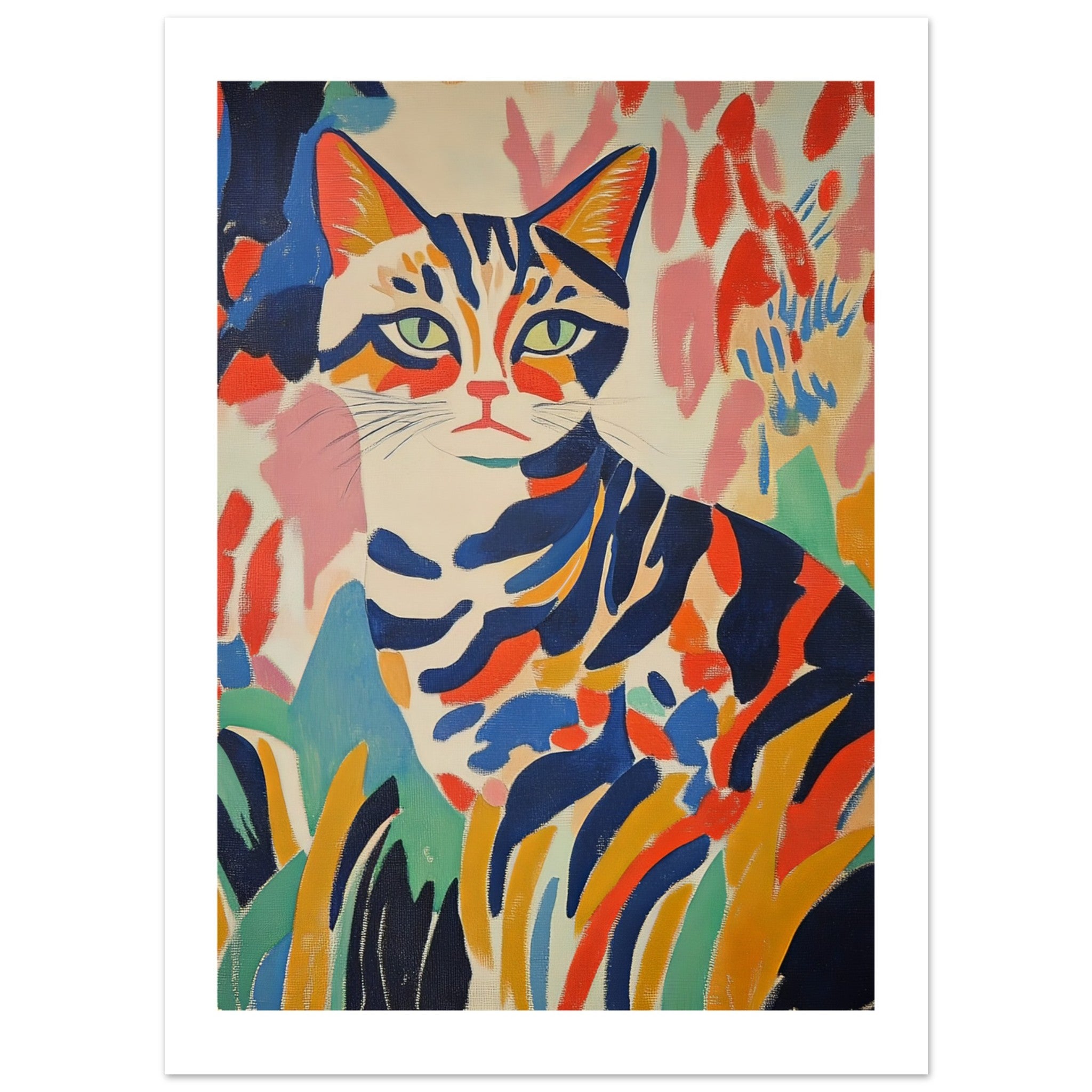 Bengal Cat Inspired by Matisse 2