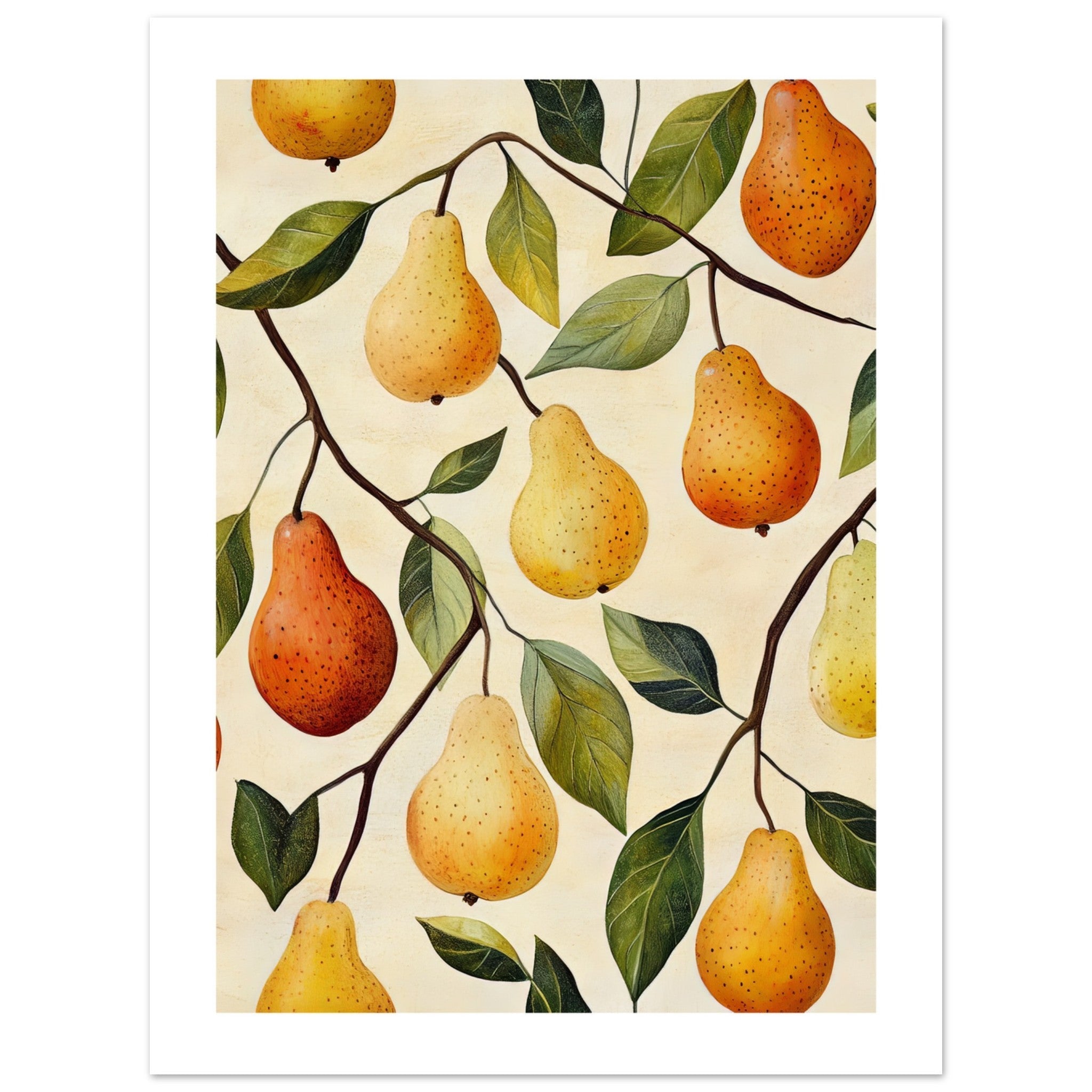 A pattern of pears 2