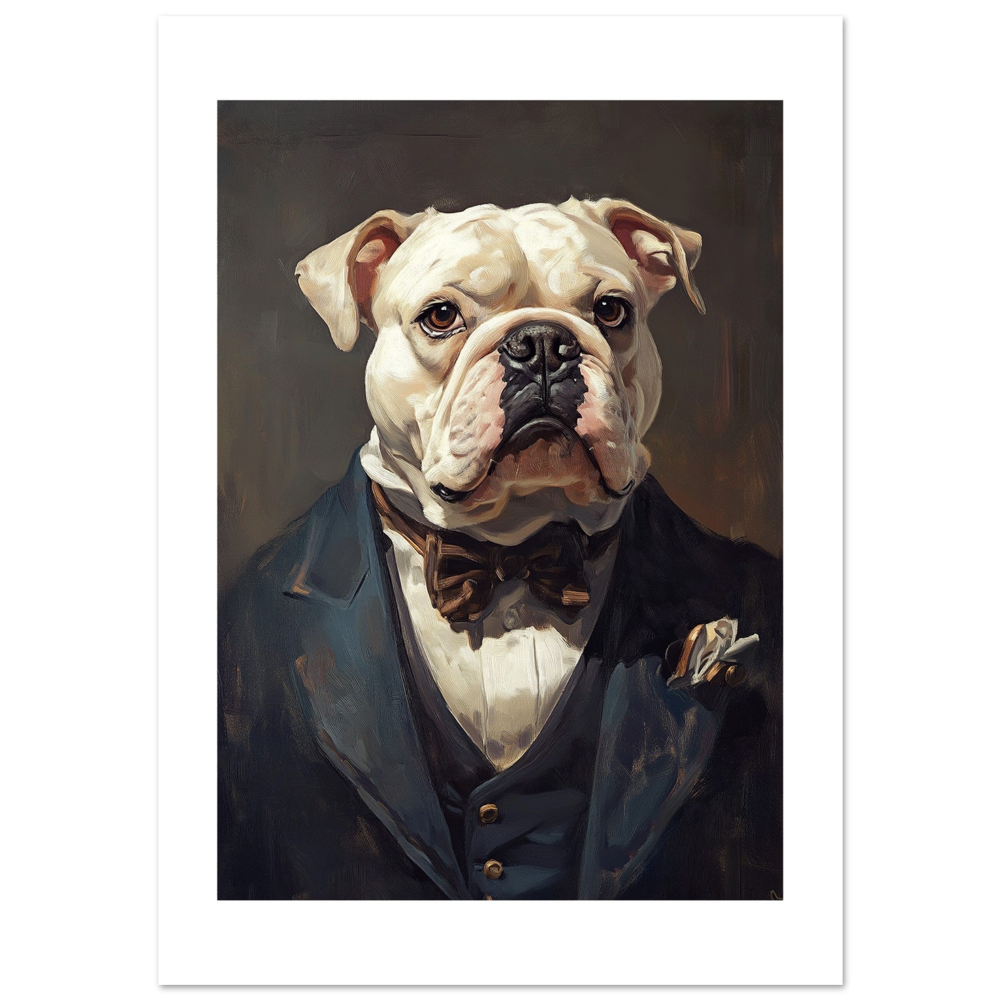 Bulldog Poster / Bulldog Art Work / Bulldog Print