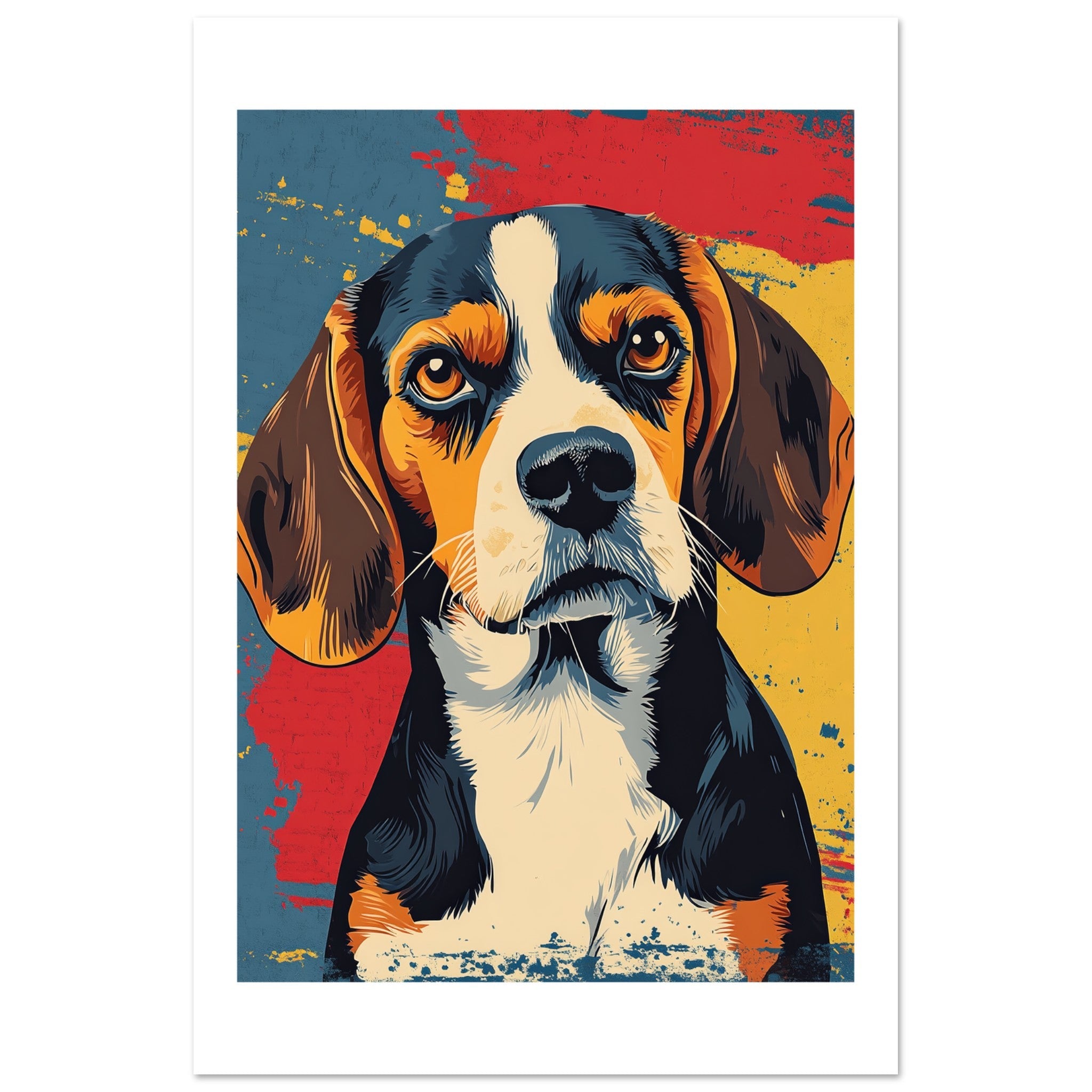 Beagle poster / Beagle Art Work / Beagle Print