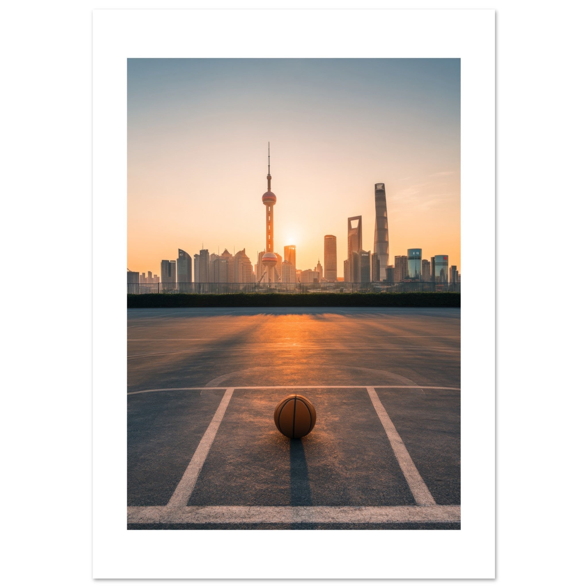 Basketball Court in Shanghai China