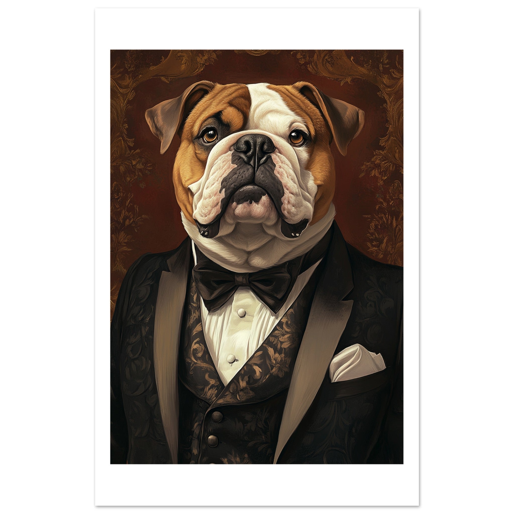 Bulldog Poster / Bulldog Art Work / Bulldog Print