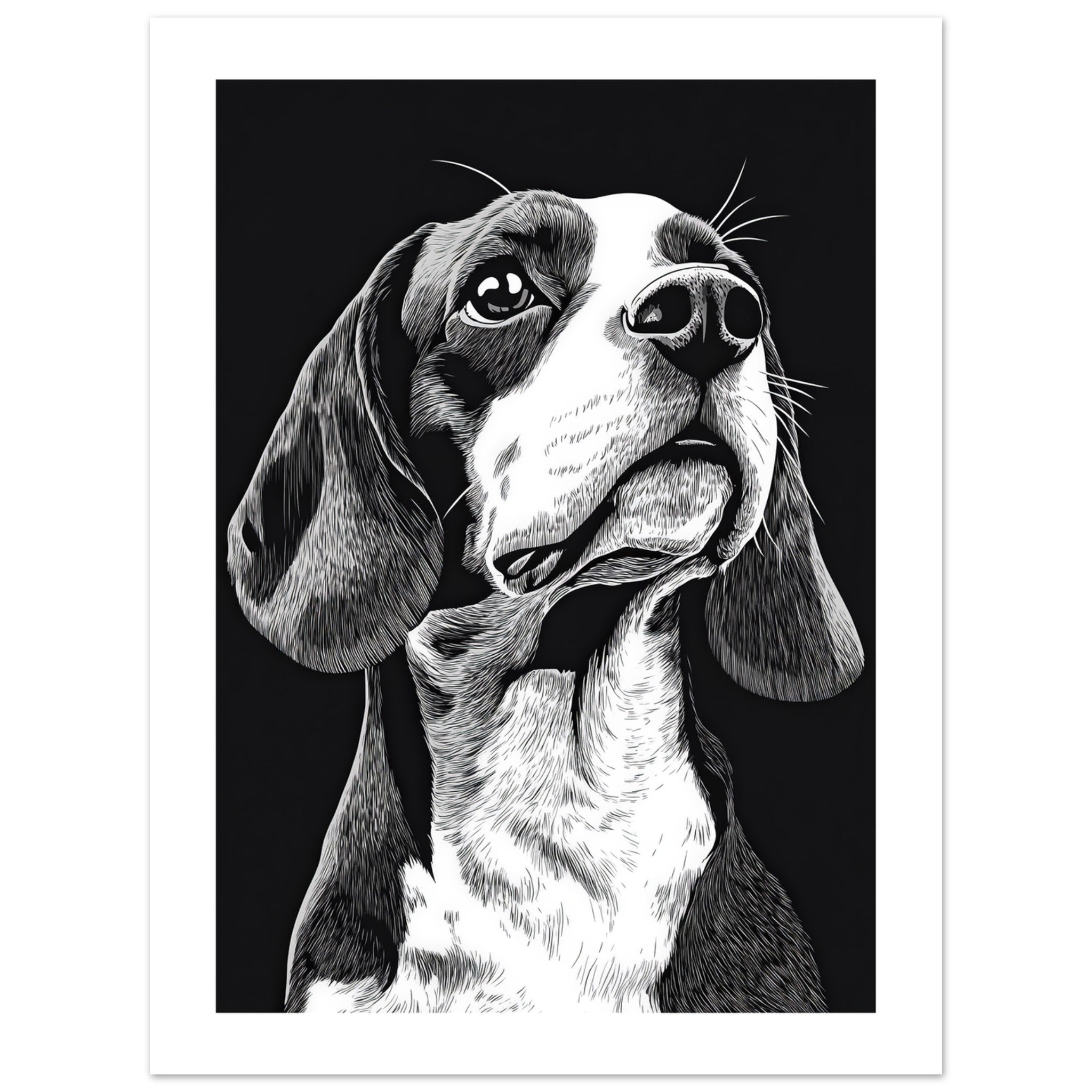 Beagle poster / Beagle Art Work / Beagle Print