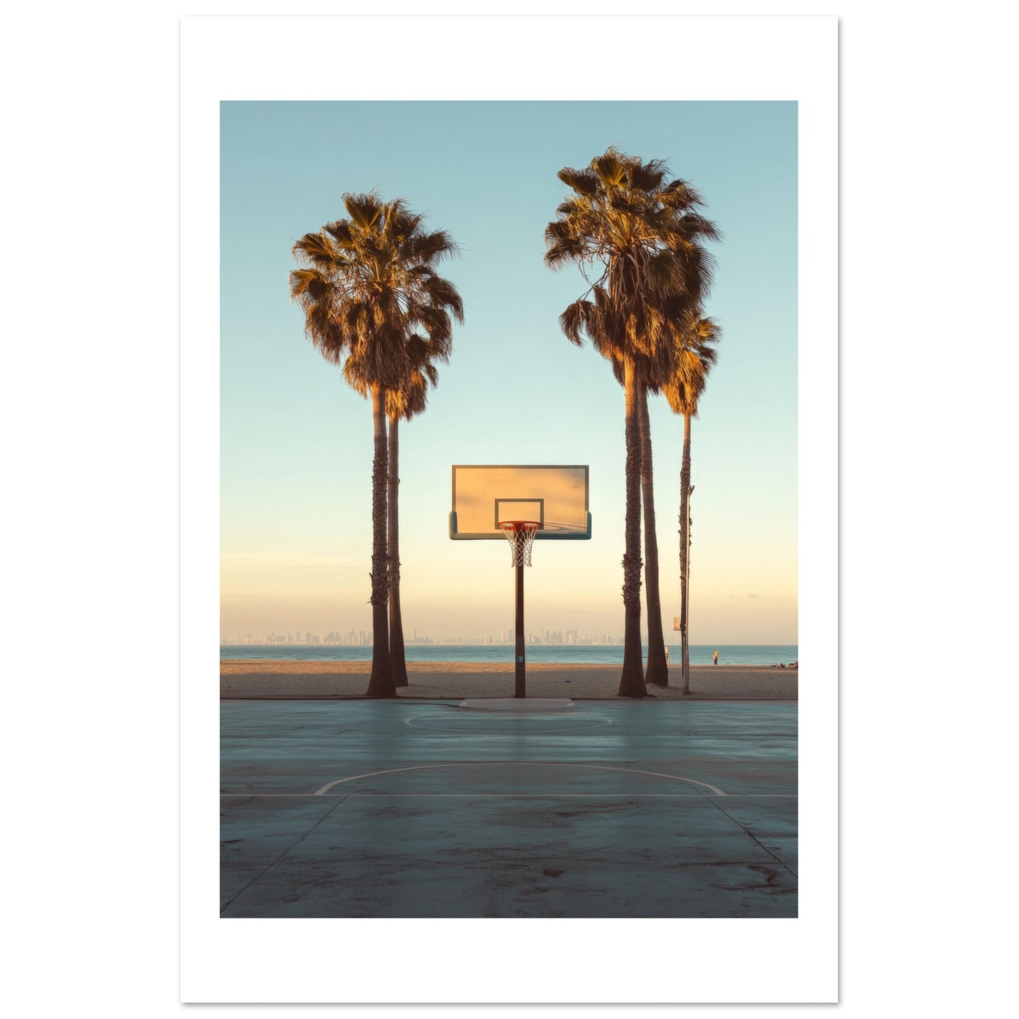 Basketball Court in Venice Beach California 2