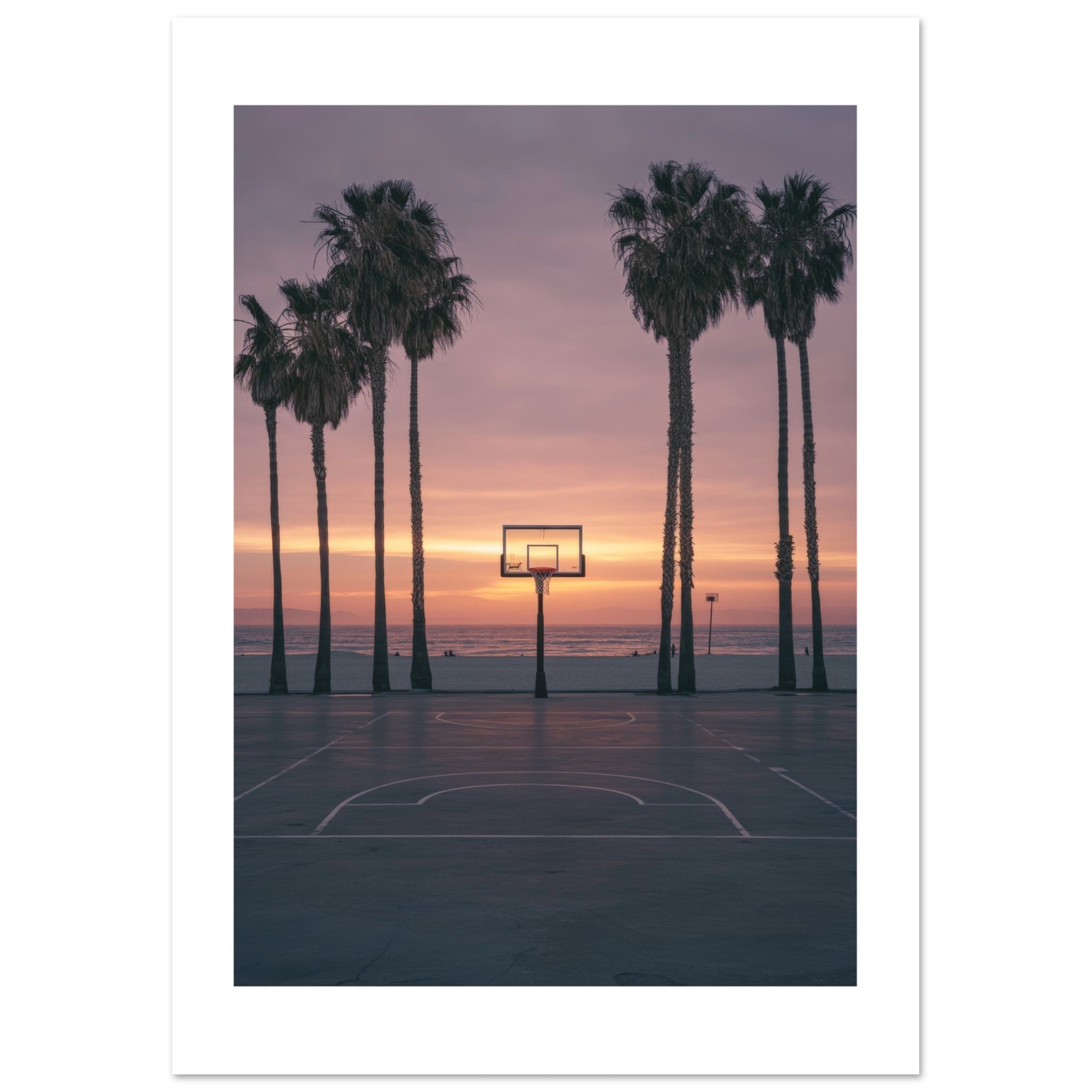 Basketball Court in Venice Beach California 1