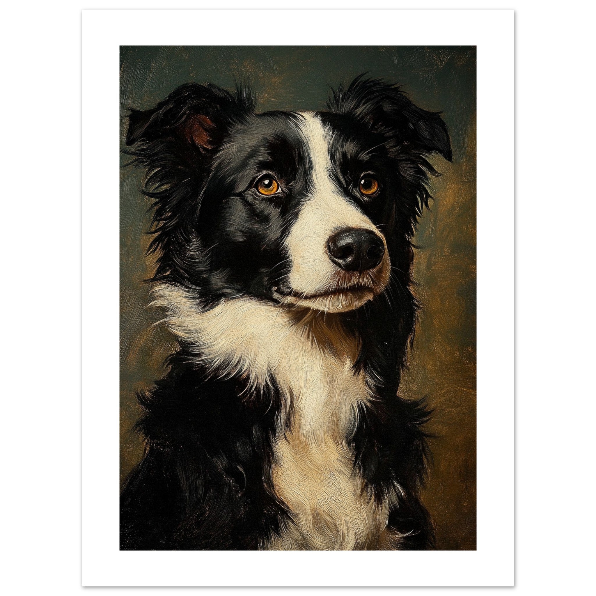 Border Collie Poster / Border Collie Art Work / Border Collie Print