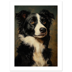 Border Collie Poster / Border Collie Art Work / Border Collie Print