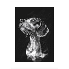 Beagle poster / Beagle Art Work / Beagle Print