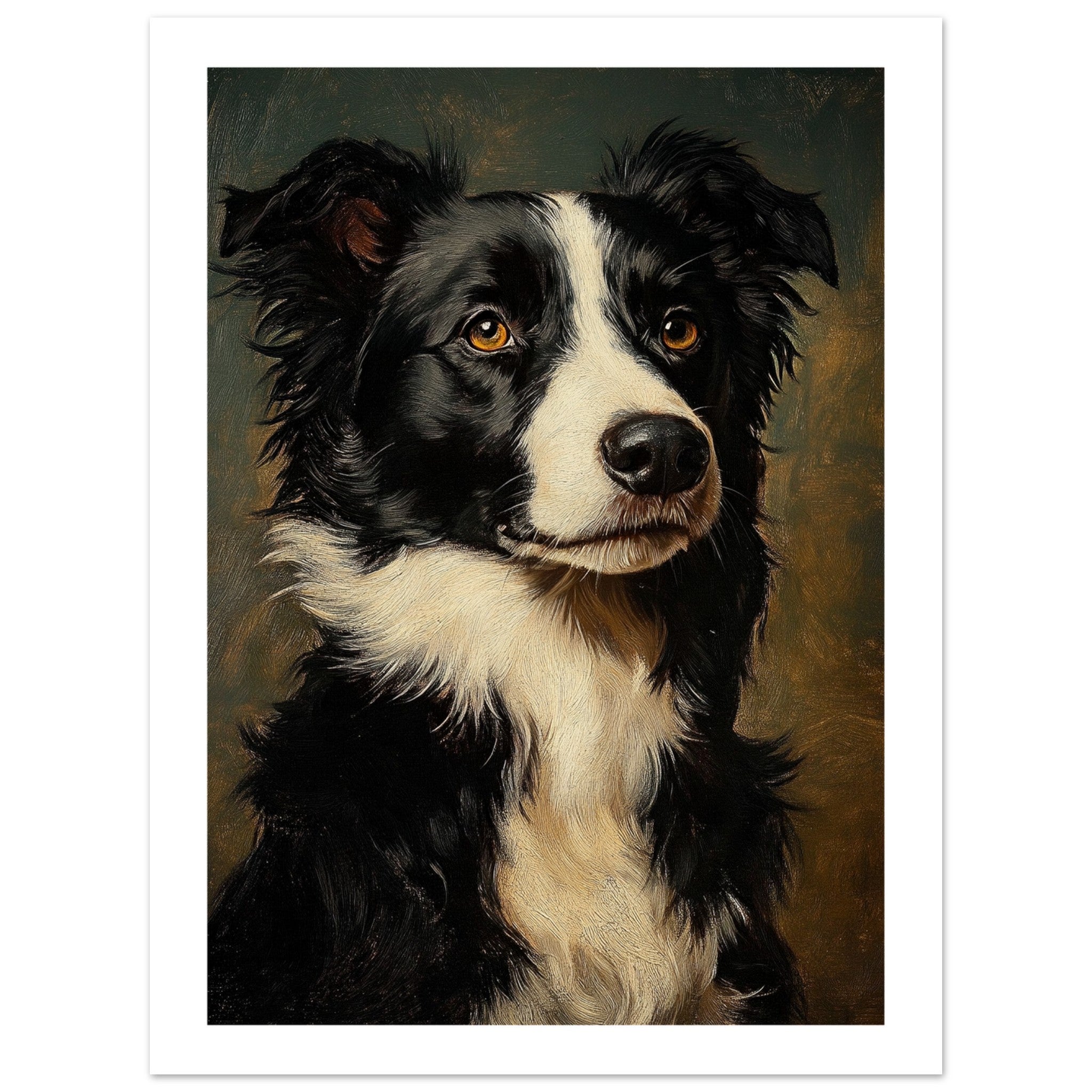 Border Collie Poster / Border Collie Art Work / Border Collie Print