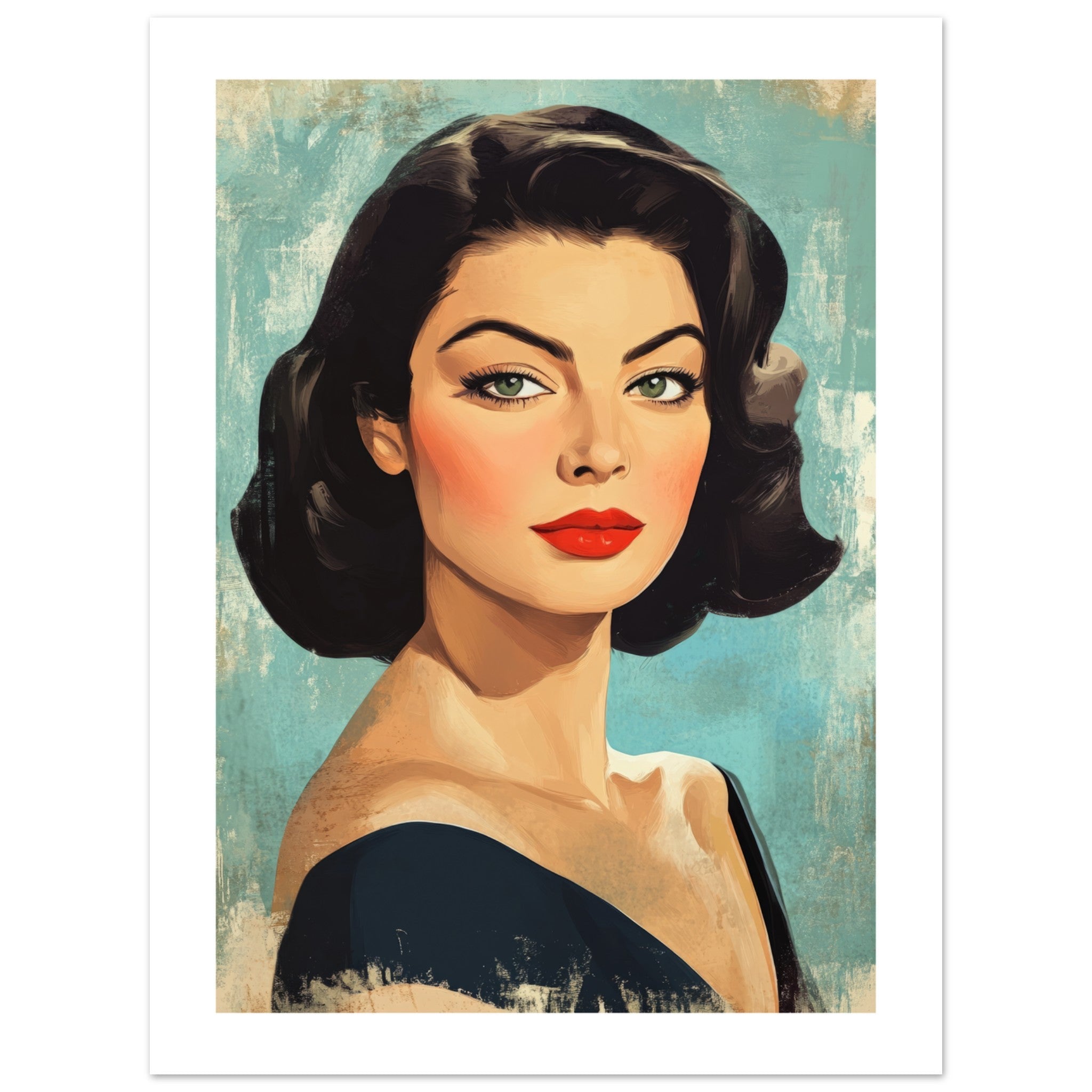 Ava Gardner Poster Art Print // Wall-Art Of Famous Ava Gardner