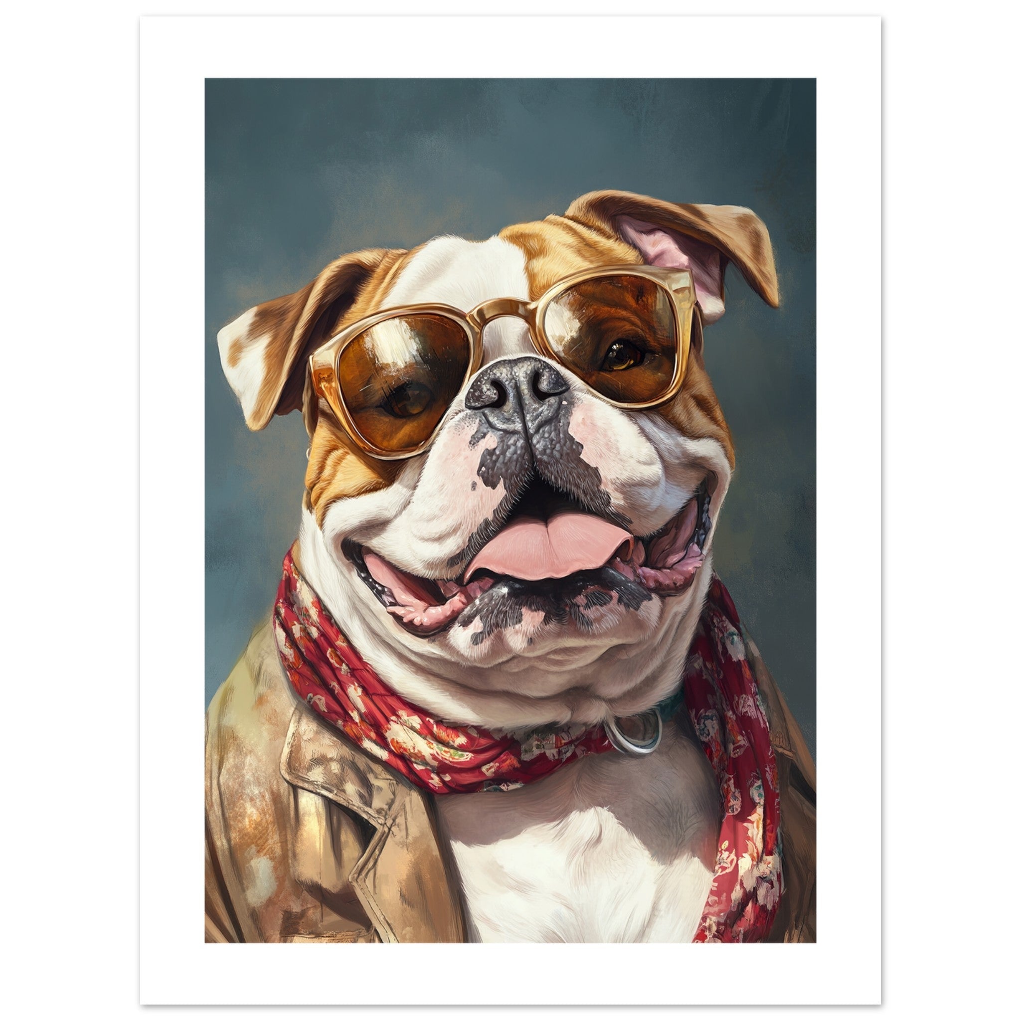 Bulldog Poster / Bulldog Art Work / Bulldog Print