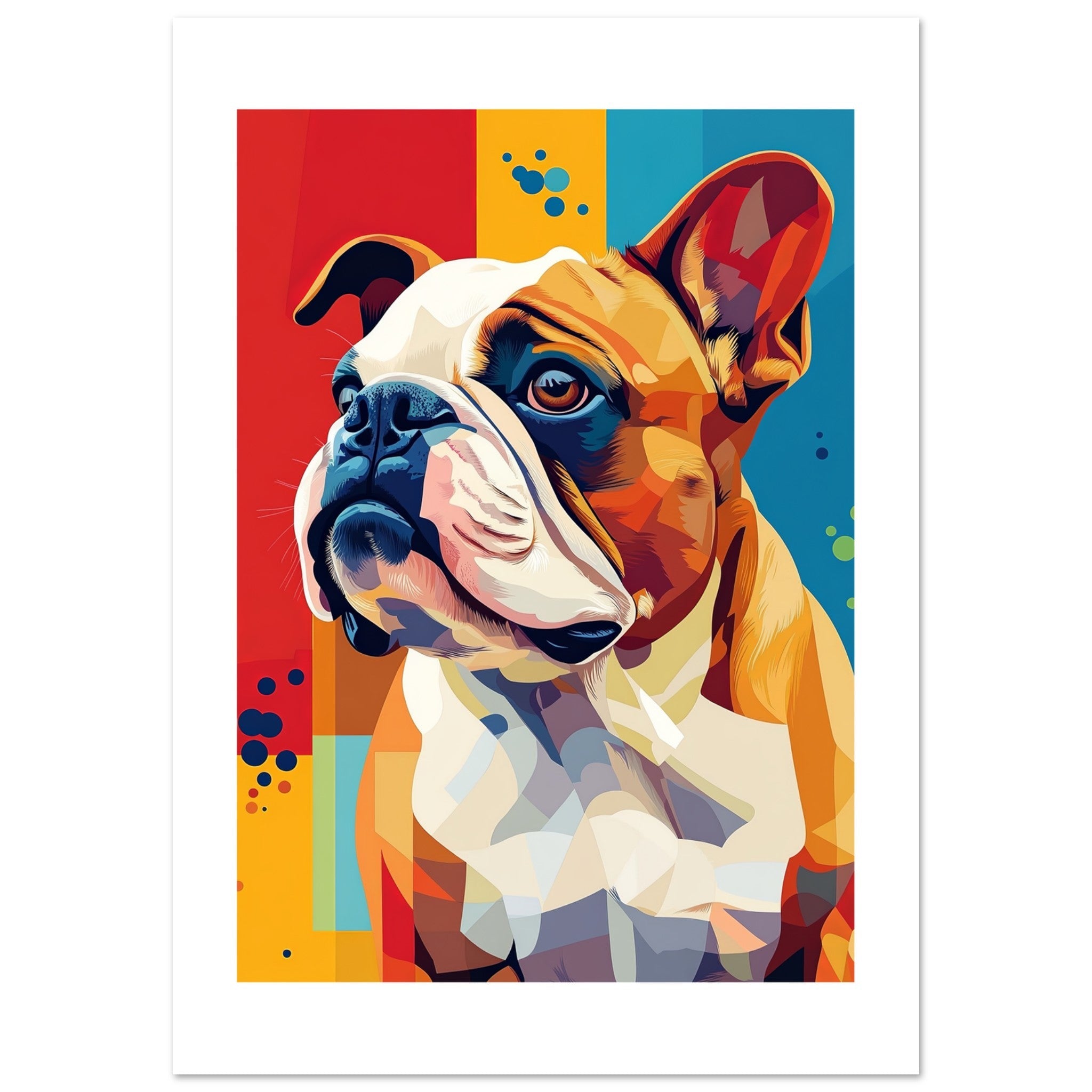 Bulldog Poster / Bulldog Art Work / Bulldog Print
