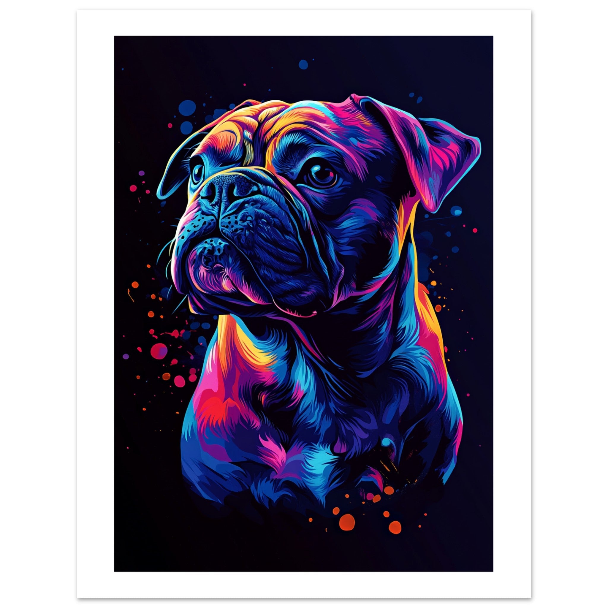 Bulldog Poster / Bulldog Art Work / Bulldog Print