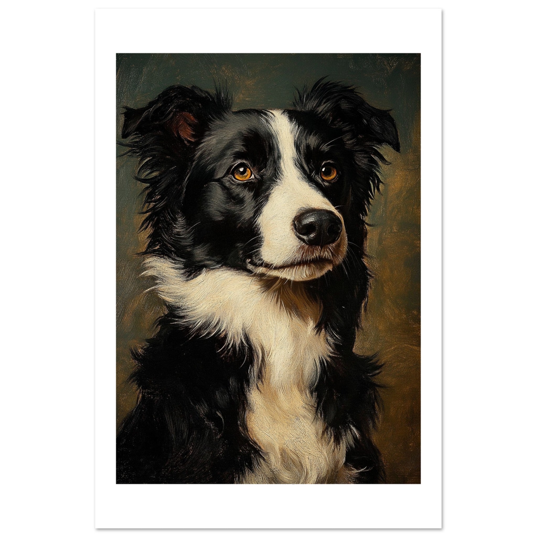 Border Collie Poster / Border Collie Art Work / Border Collie Print