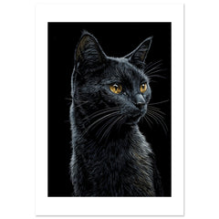 Bombay Cat Painted With Tone Pen 1