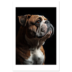 Bulldog Poster / Bulldog Art Work / Bulldog Print