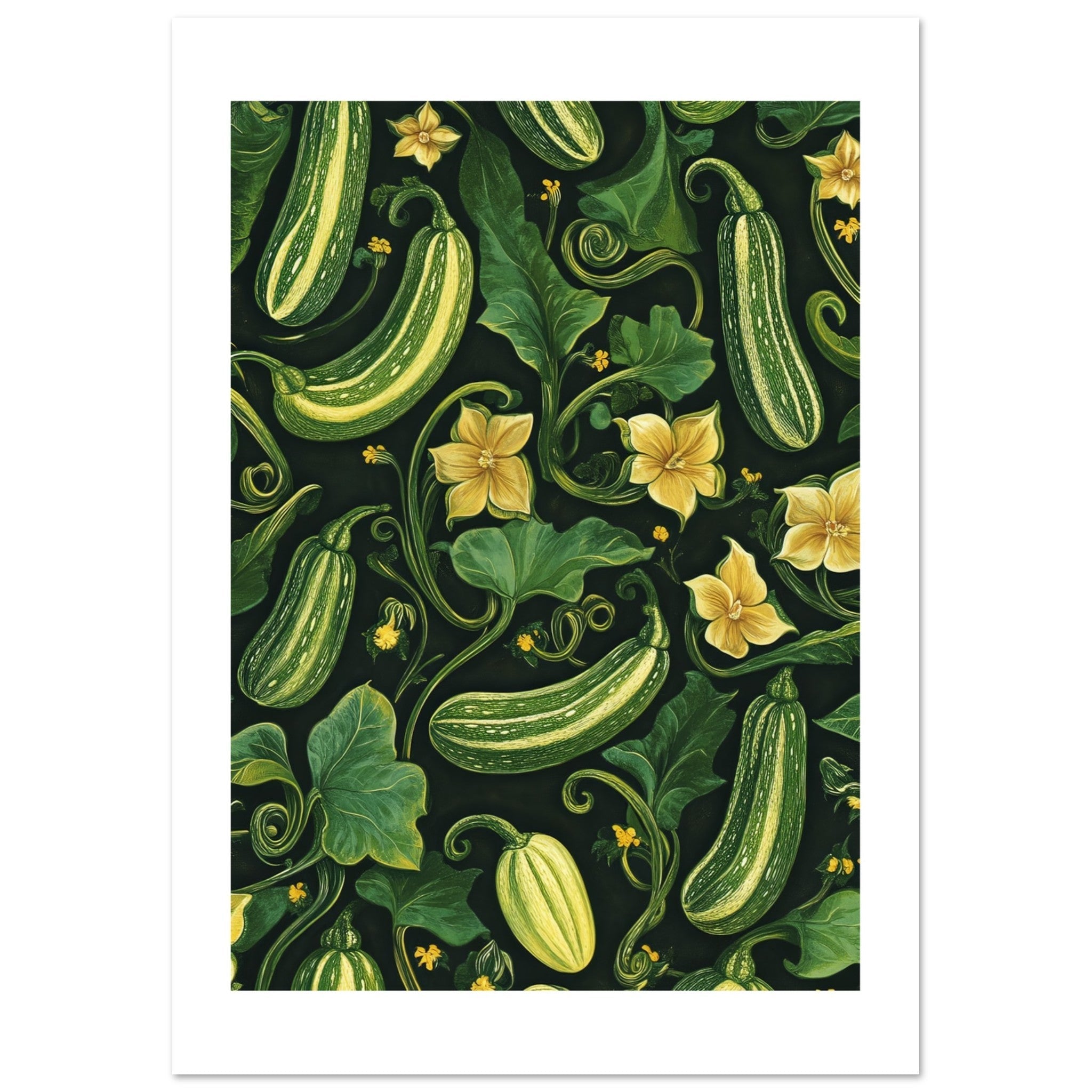 A pattern of Zucchinis