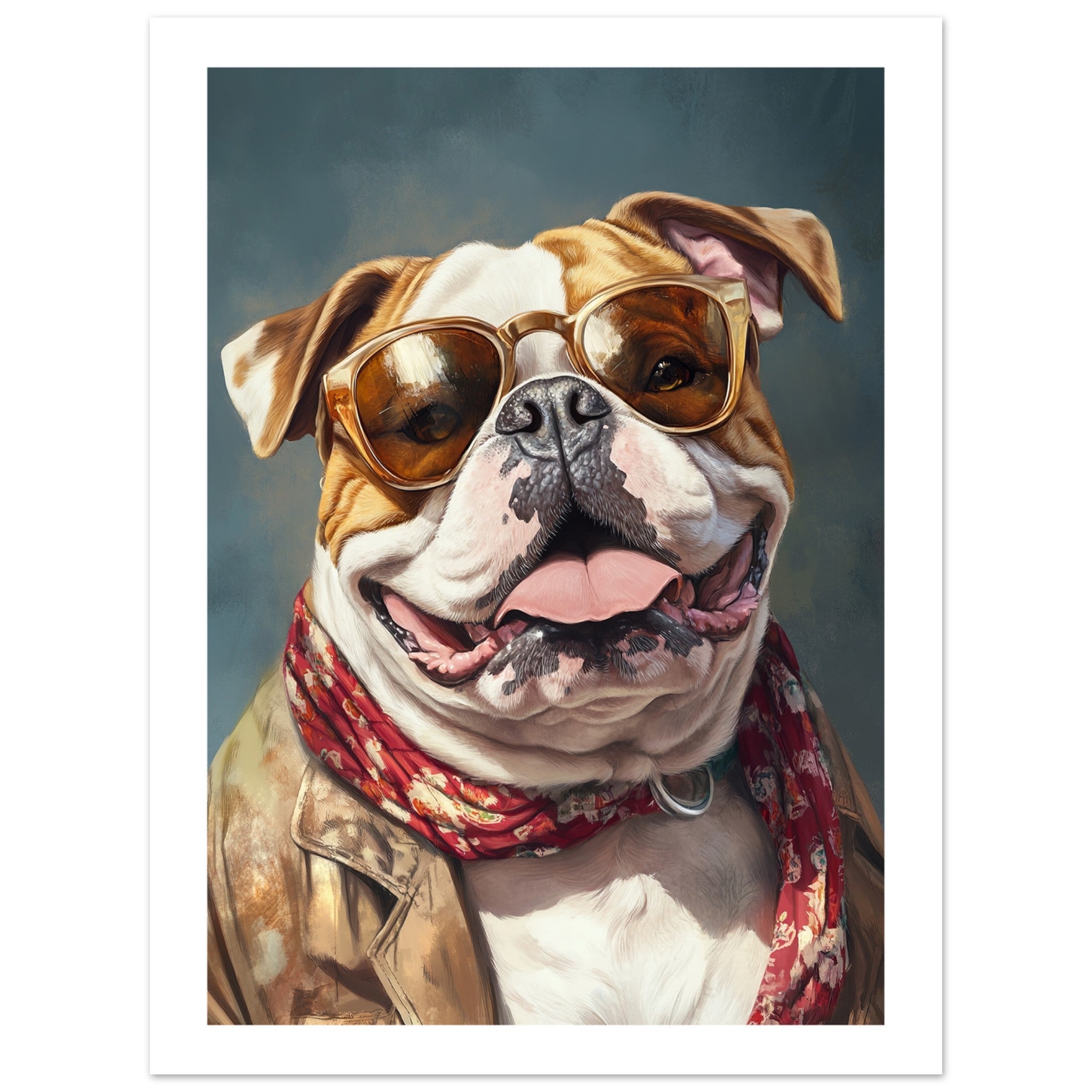 Bulldog Poster / Bulldog Art Work / Bulldog Print