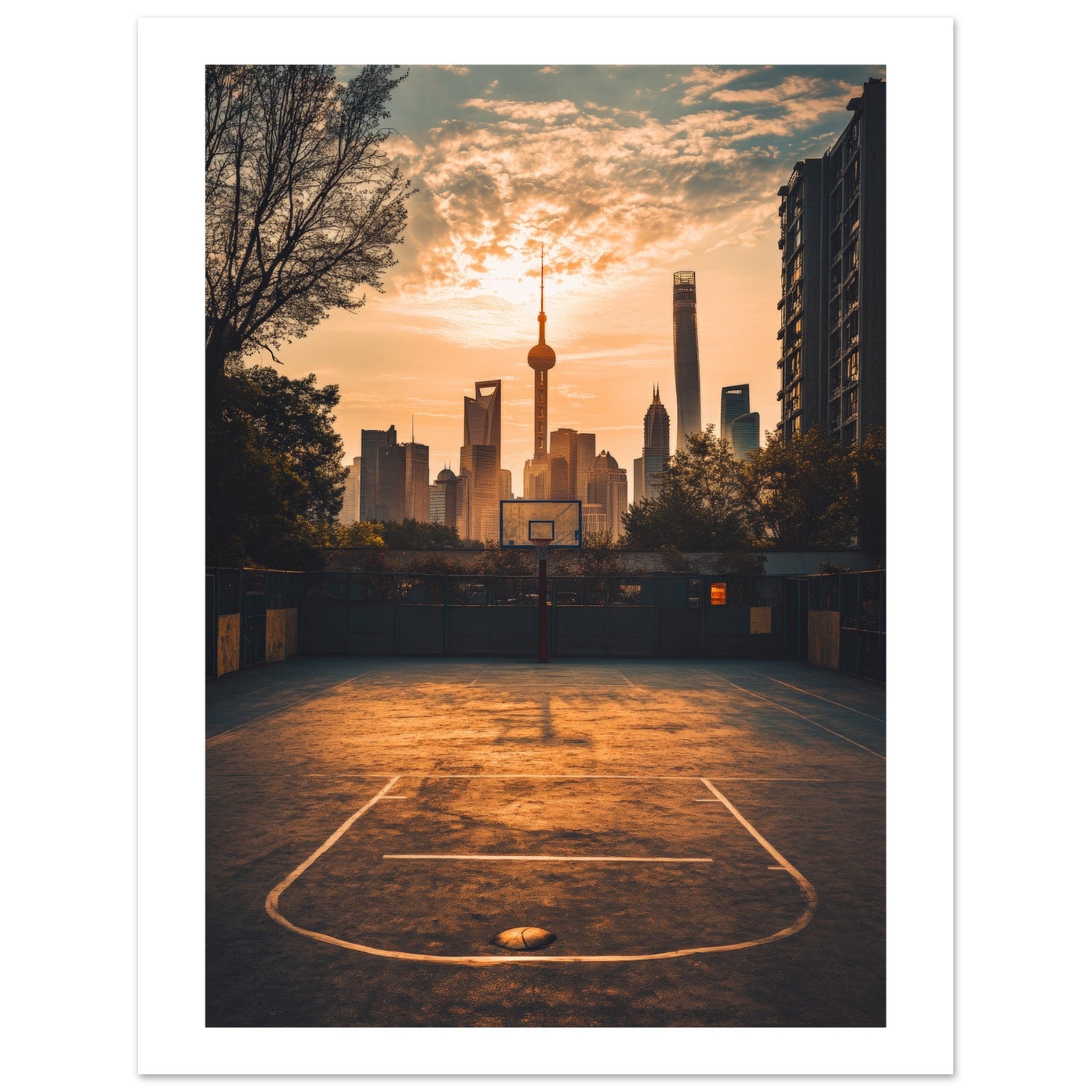 Basketball Court in Shanghai China 1