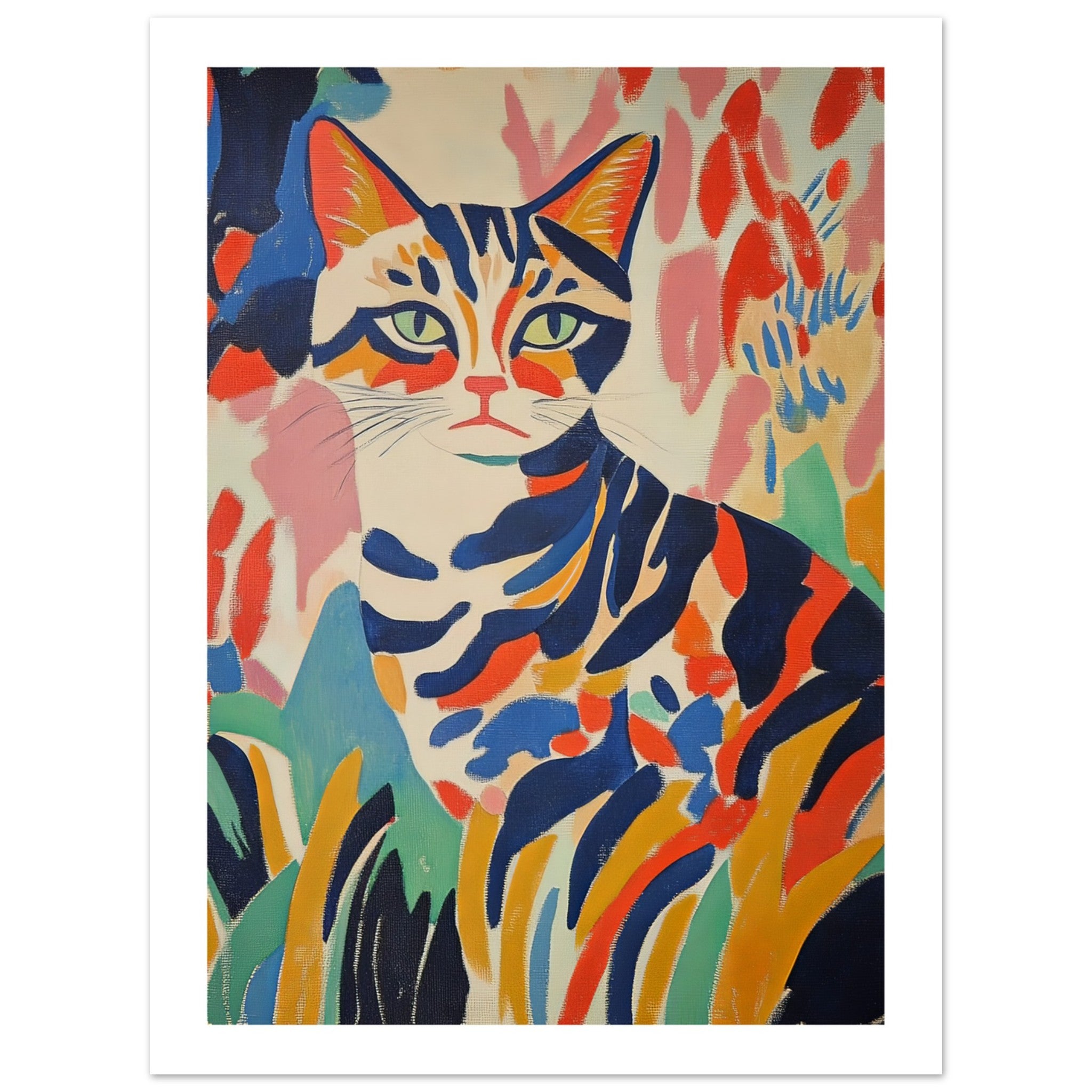 Bengal Cat Inspired by Matisse 2