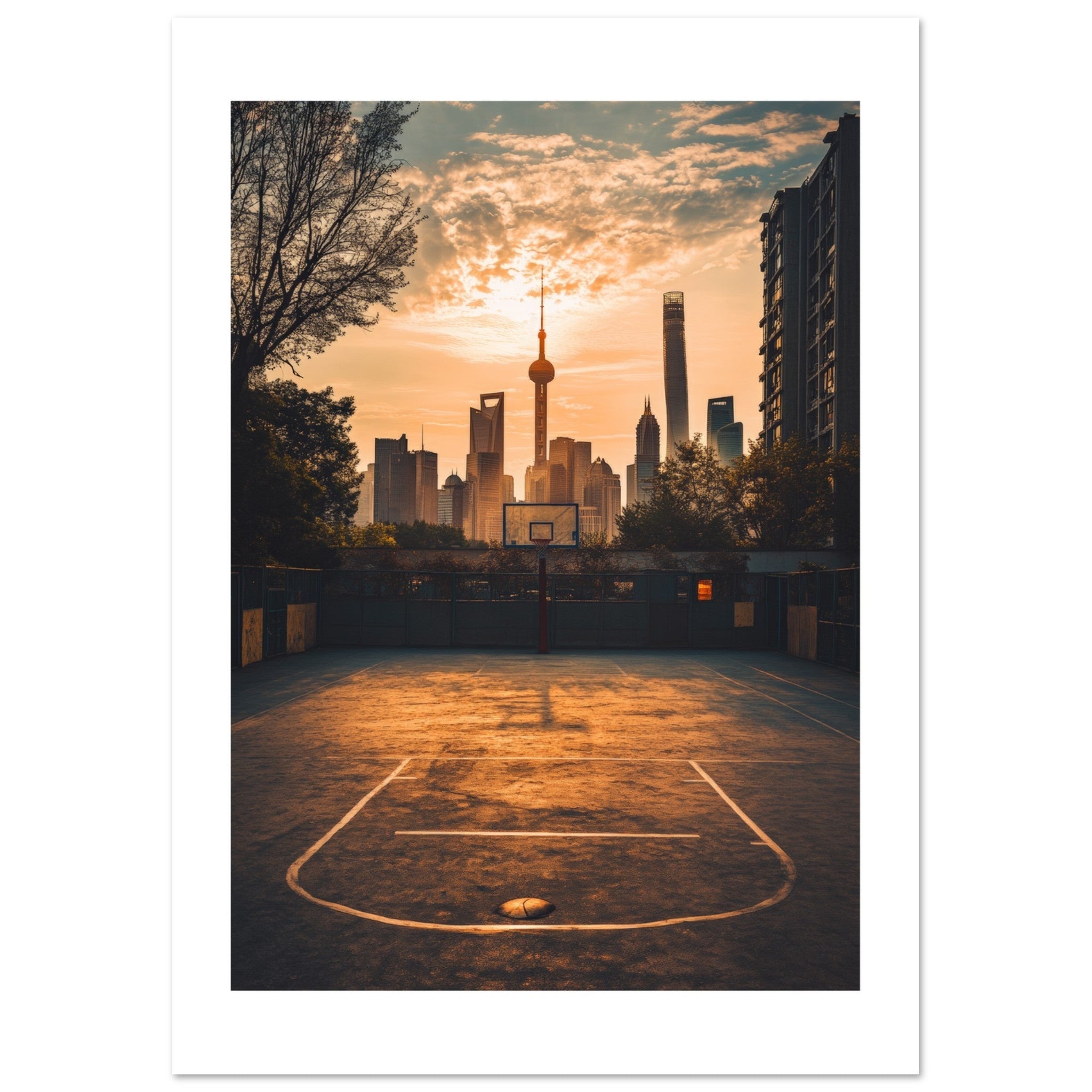 Basketball Court in Shanghai China 1