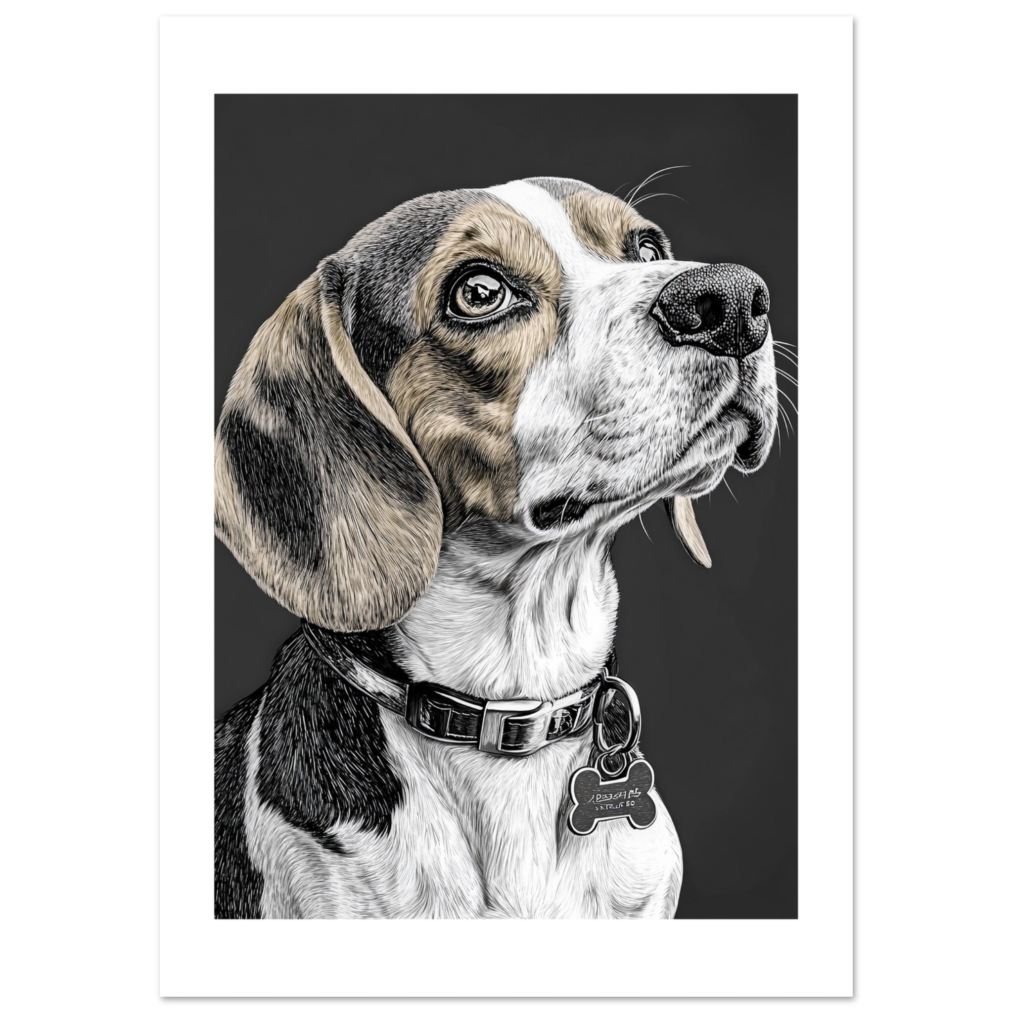 Beagle poster / Beagle Art Work / Beagle Print