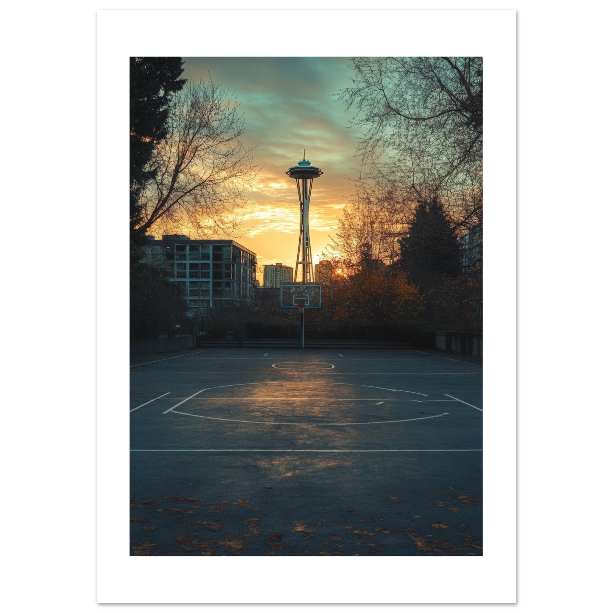 Basketball Court in Seattle Washington 1