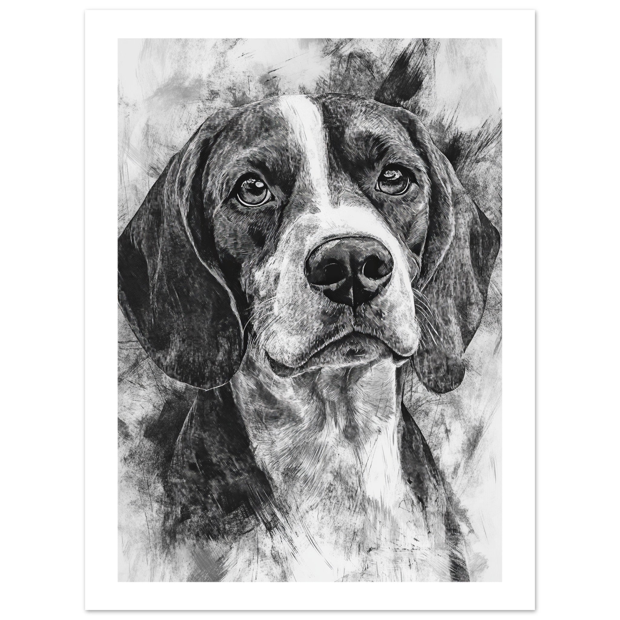 Beagle poster / Beagle Art Work / Beagle Print