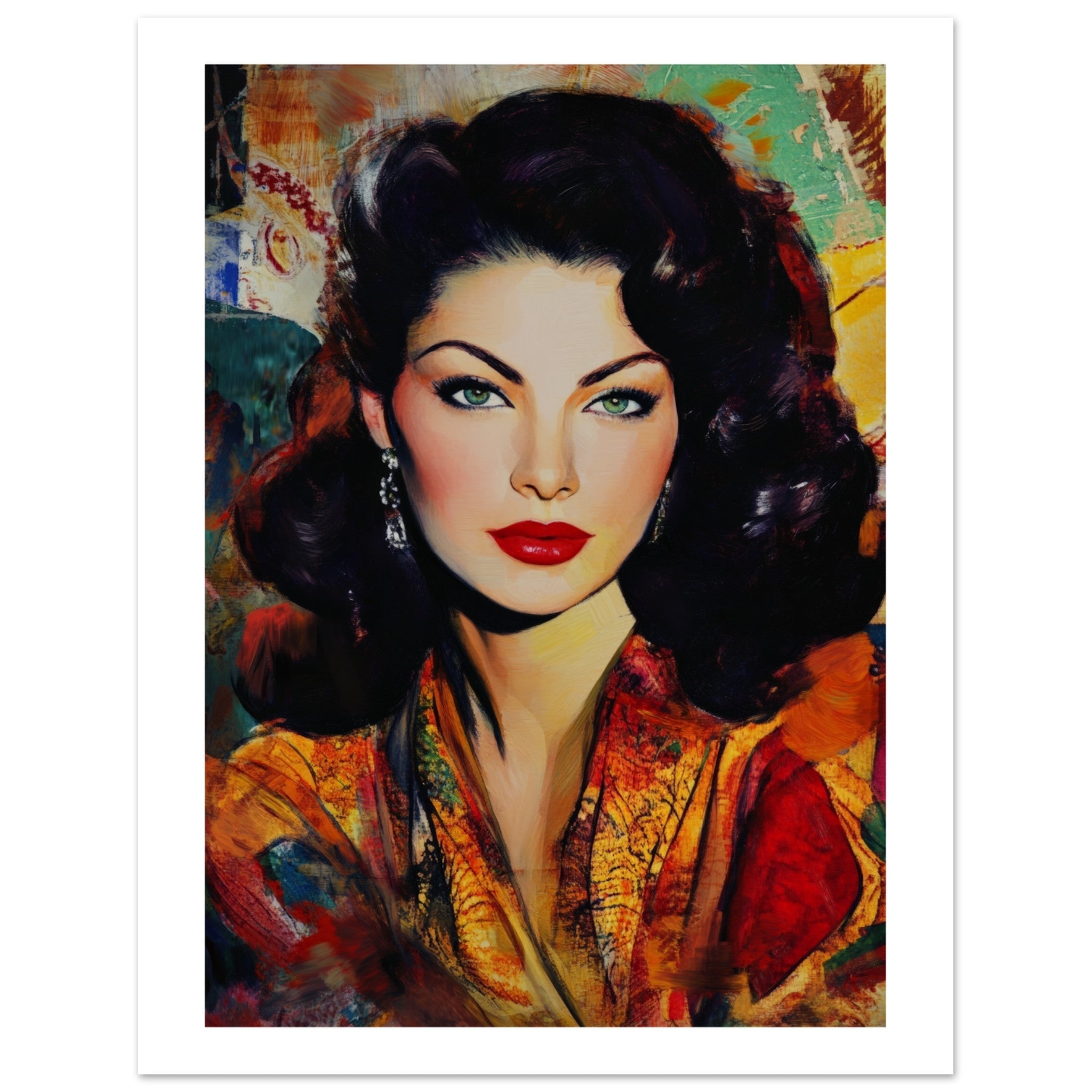 Ava Gardner Poster Art Print // Wall-Art Of Famous Ava Gardner