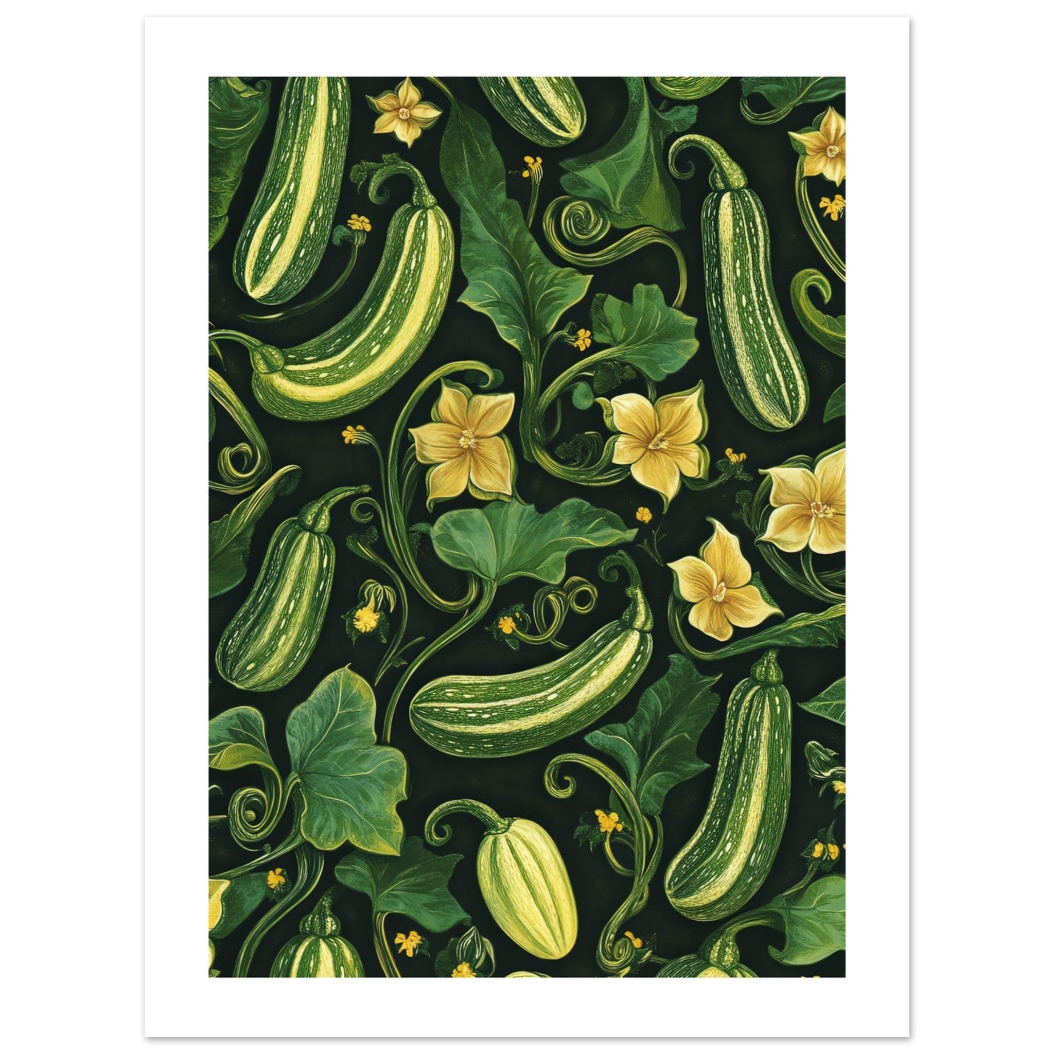 A pattern of Zucchinis