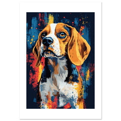 Beagle poster / Beagle Art Work / Beagle Print