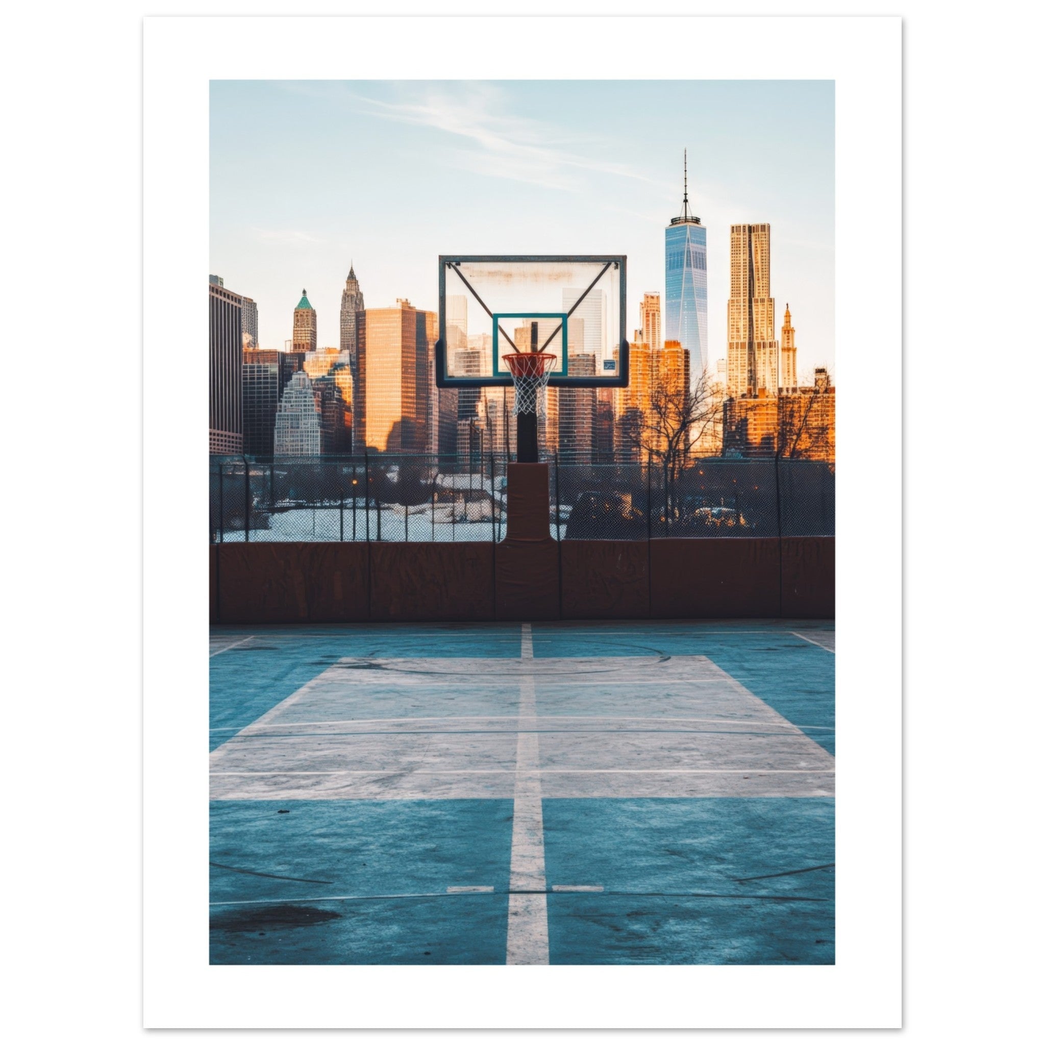 Basketball Court in New York City