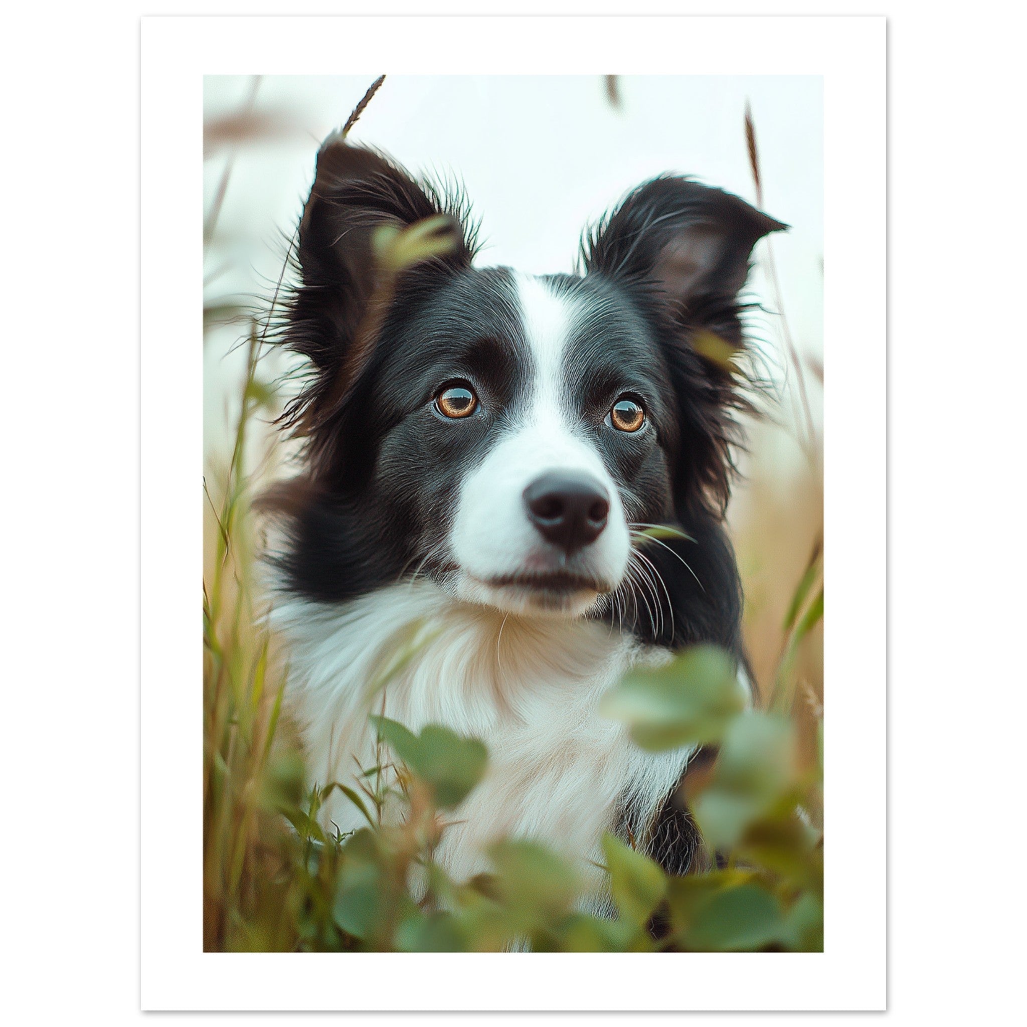 Border Collie Poster / Border Collie Art Work / Border Collie Print