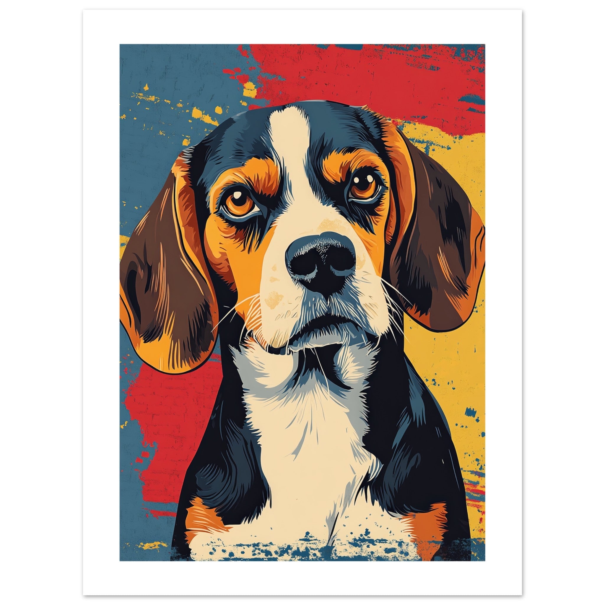 Beagle poster / Beagle Art Work / Beagle Print